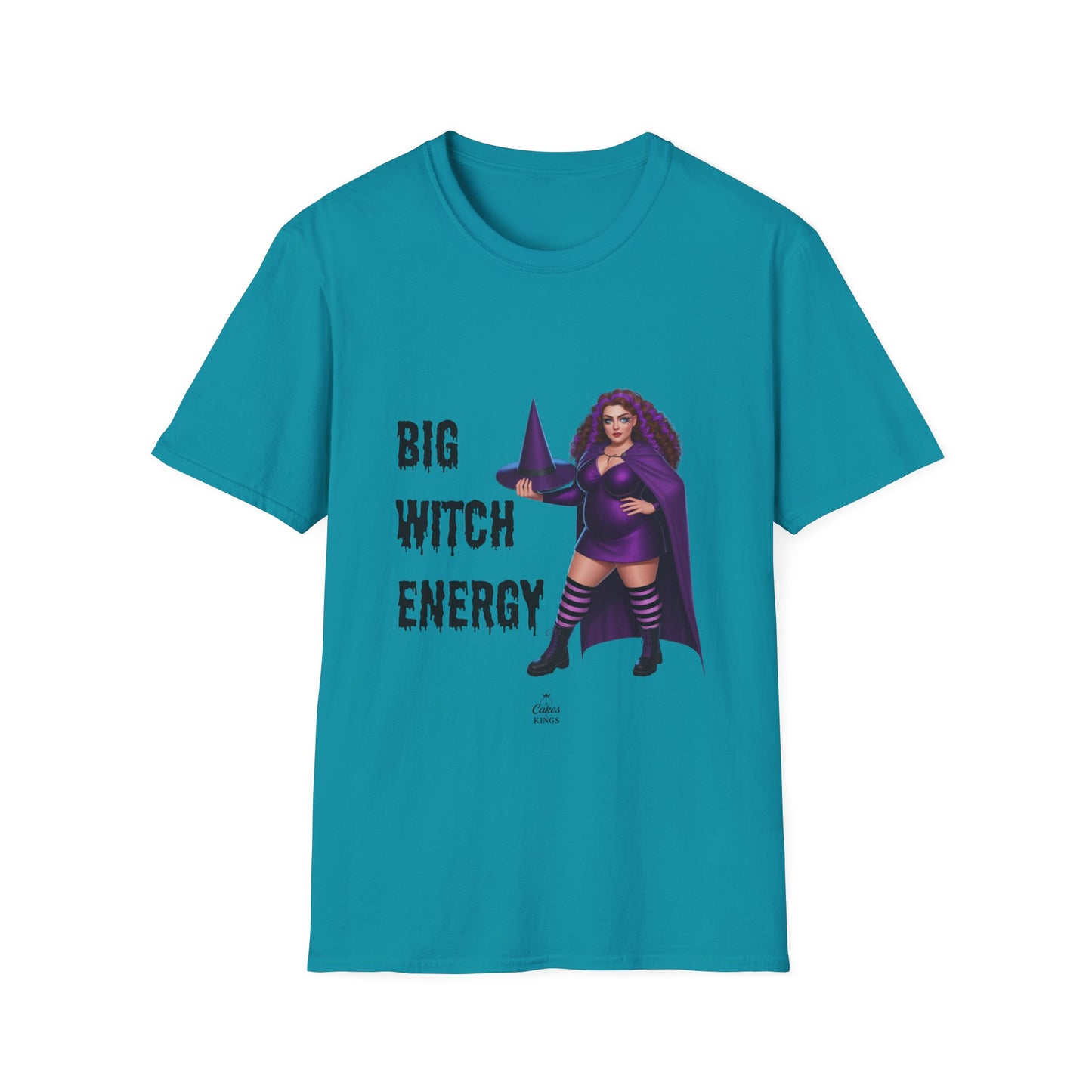Big Witch Energy Unisex Softstyle T-Shirt, Witchy Tee, Halloween Shirt, Gift for Witches, Cozy Graphic Tee, Empowering Casual Wear