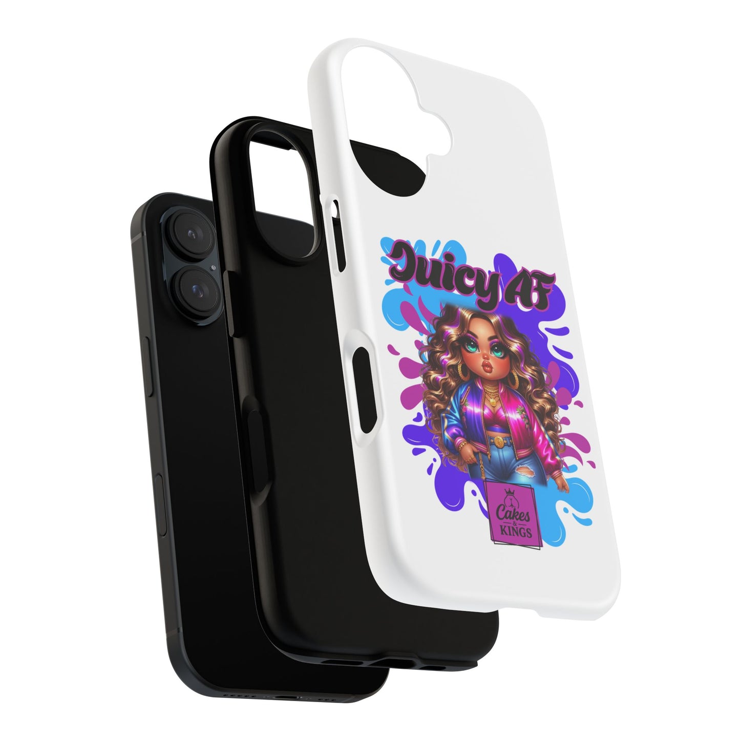 Juicy AF Phone Case, Trendy Phone Cover, Stylish Smartphone Accessory, Unique Gift for Her, Fun Pop Art Case
