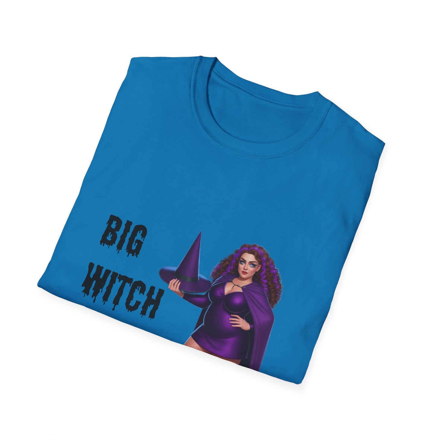 Big Witch Energy Unisex Softstyle T-Shirt, Witchy Tee, Halloween Shirt, Gift for Witches, Cozy Graphic Tee, Empowering Casual Wear