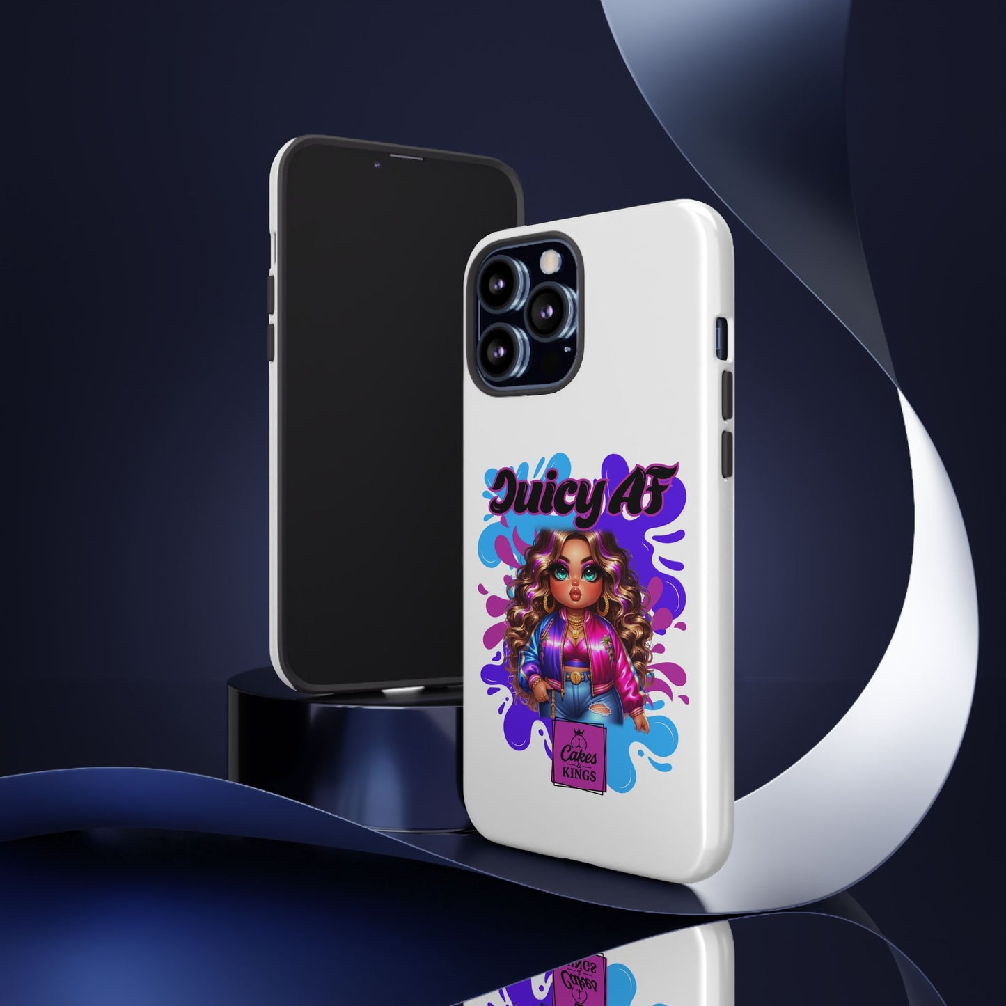 Juicy AF Phone Case, Trendy Phone Cover, Stylish Smartphone Accessory, Unique Gift for Her, Fun Pop Art Case