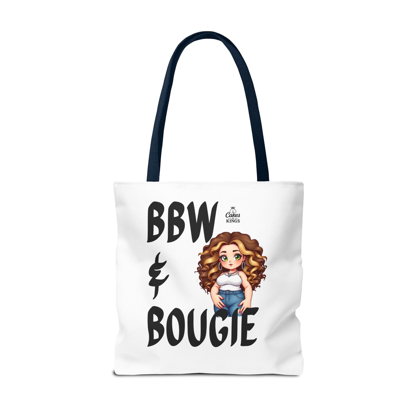 Chic BBW & Bougie Tote Bag for Everyday Use, Stylish Shopping, Gift for Her, Fashion Accessory, Cute Graphic Bag