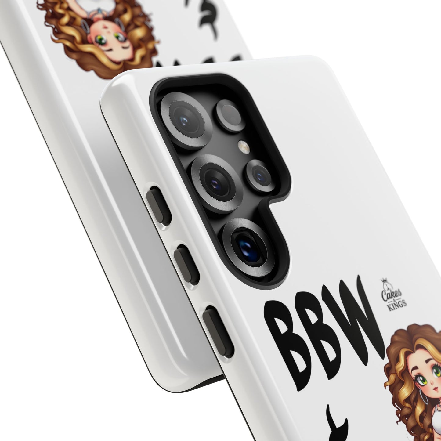 BBW & Bougie Phone Case, Cute Phone Cover for Plus Size Empowerment, Fun Gift for Friends, Motivational Case for Holidays