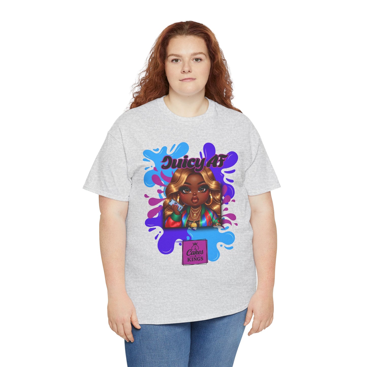 Juicy AF Graphic Tee - Bold Fashion Statement, Unisex T-Shirt, Trendy Casual Wear, Gift for Friends, Summer Style