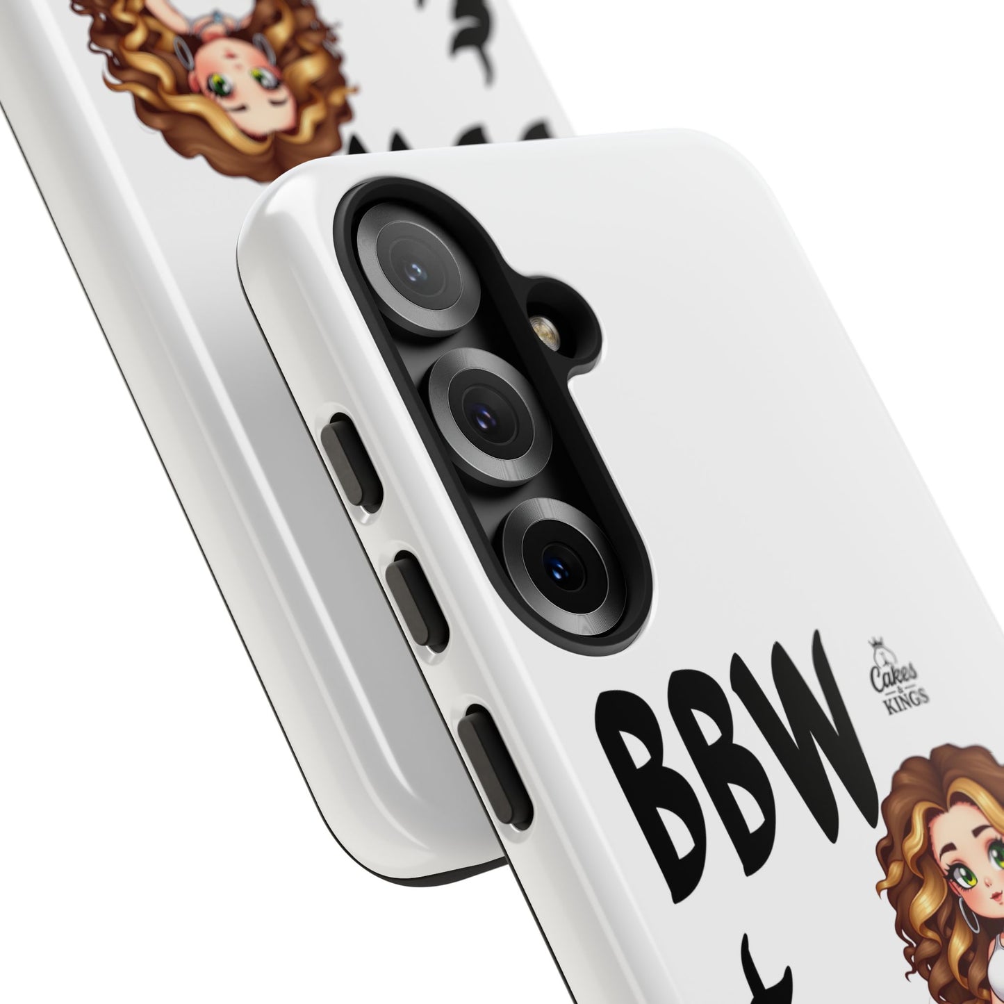BBW & Bougie Phone Case, Cute Phone Cover for Plus Size Empowerment, Fun Gift for Friends, Motivational Case for Holidays