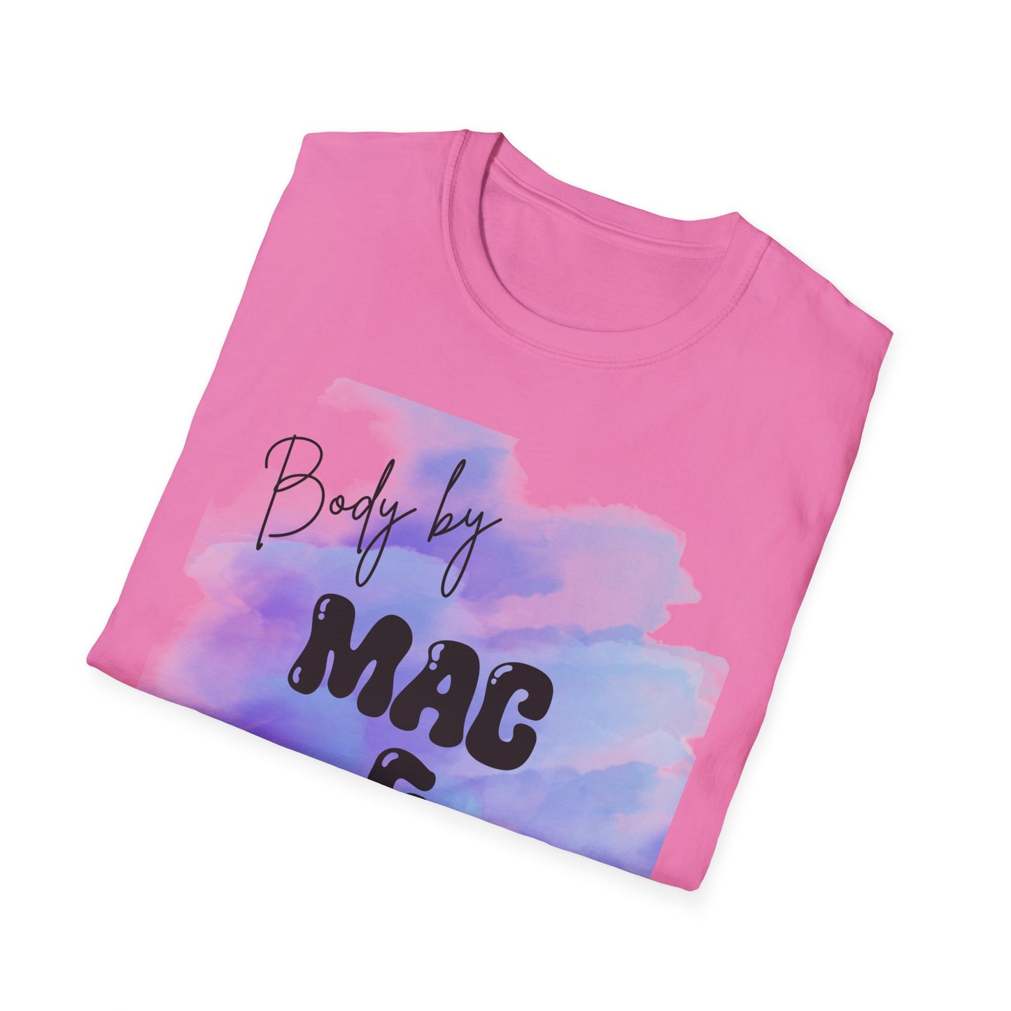 Body by Mac & Daddy Unisex Softstyle T-Shirt, BBW, Curvy Girl shirt Trendy Graphic Tee