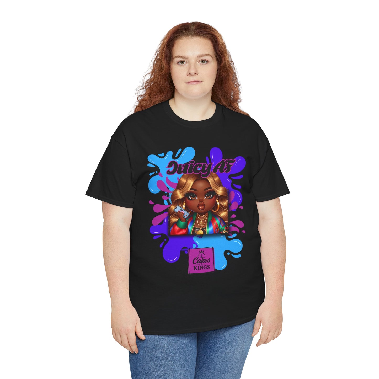 Juicy AF Graphic Tee - Bold Fashion Statement, Unisex T-Shirt, Trendy Casual Wear, Gift for Friends, Summer Style