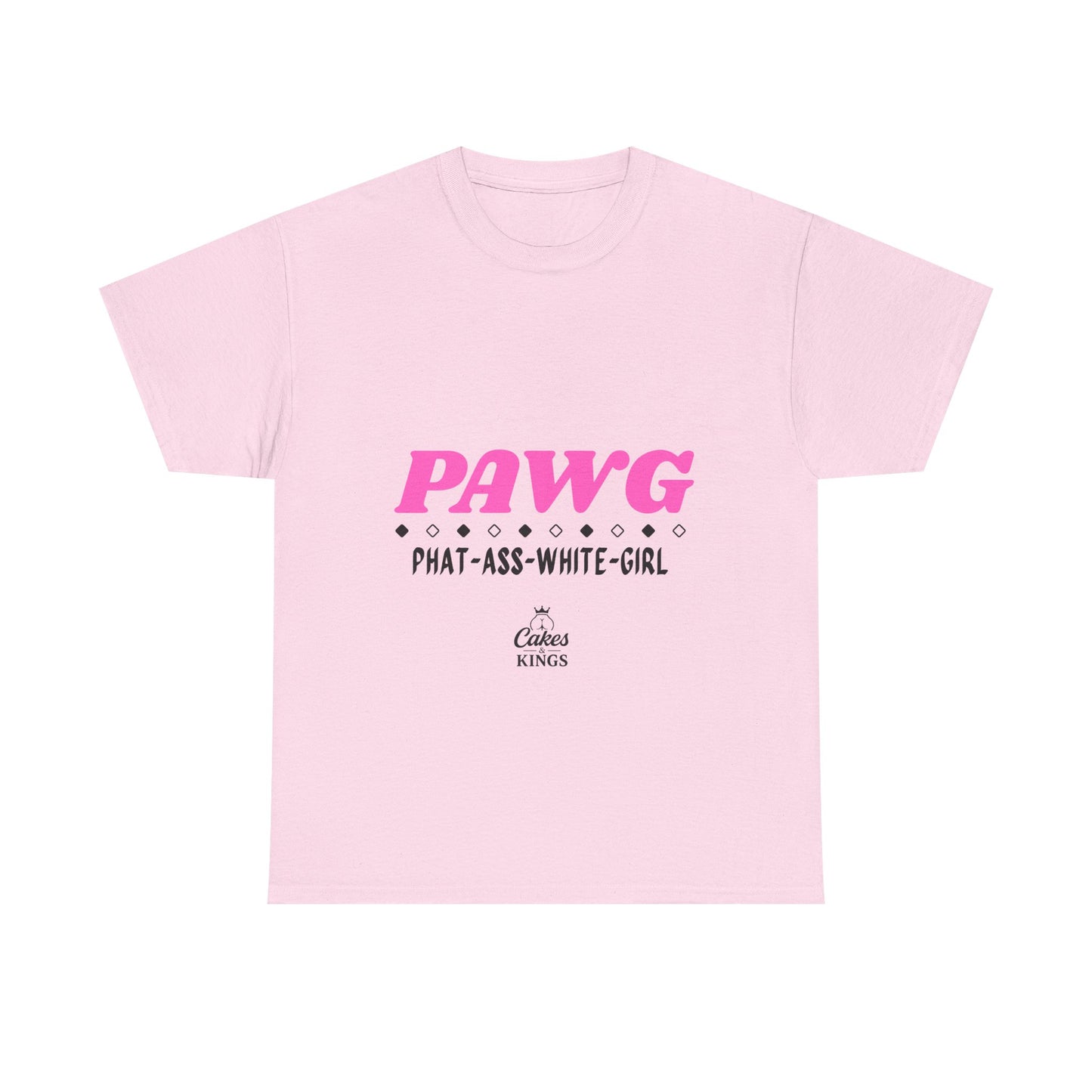 PAWG - Phat Ass White Gril, Unisex Graphic Tee: Fun & Playful PUAG Shirt for Casual Wear, Gifts, Parties, Street Style, Everyday Outfit