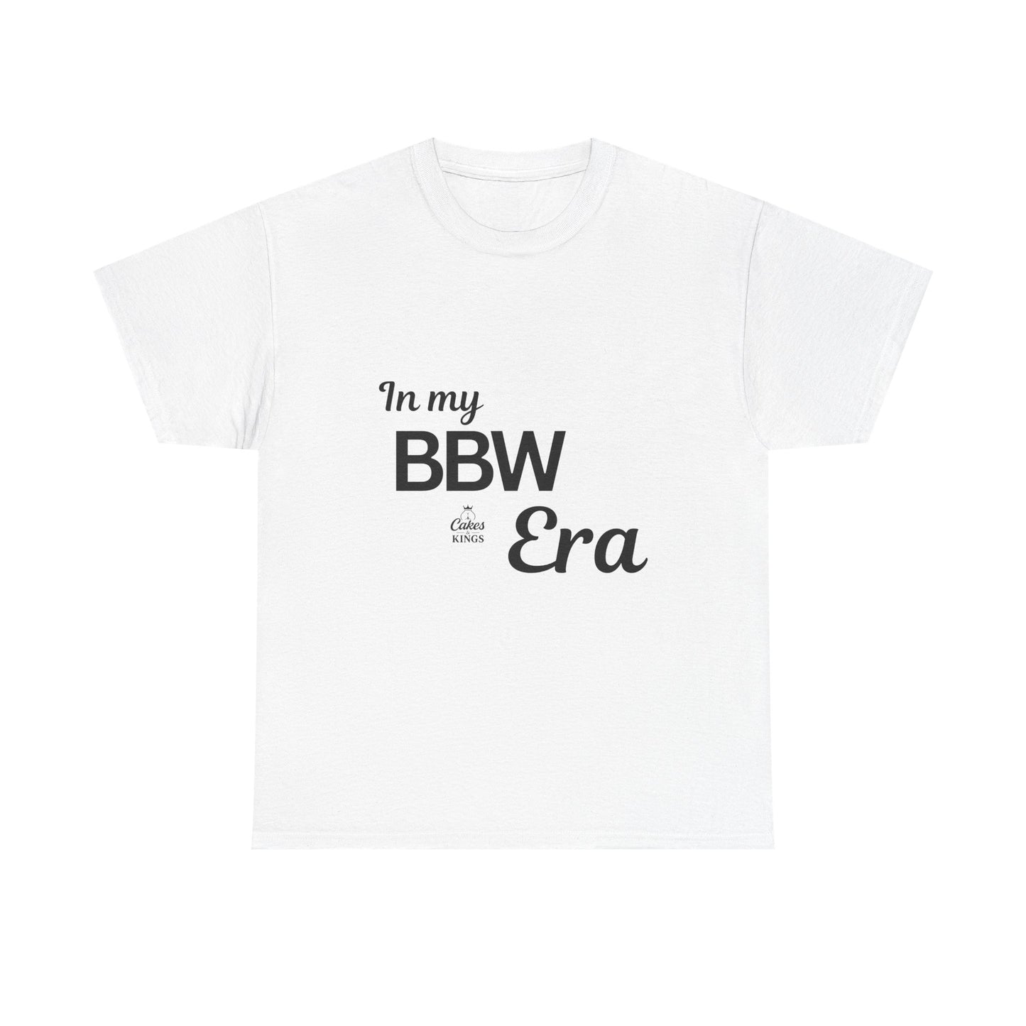 Unisex Cotton Tee - 'In my BBW Era' Shirt, Casual Fashion, Plus Size Apparel, Gift for Body Positivity, Trendy Outfit