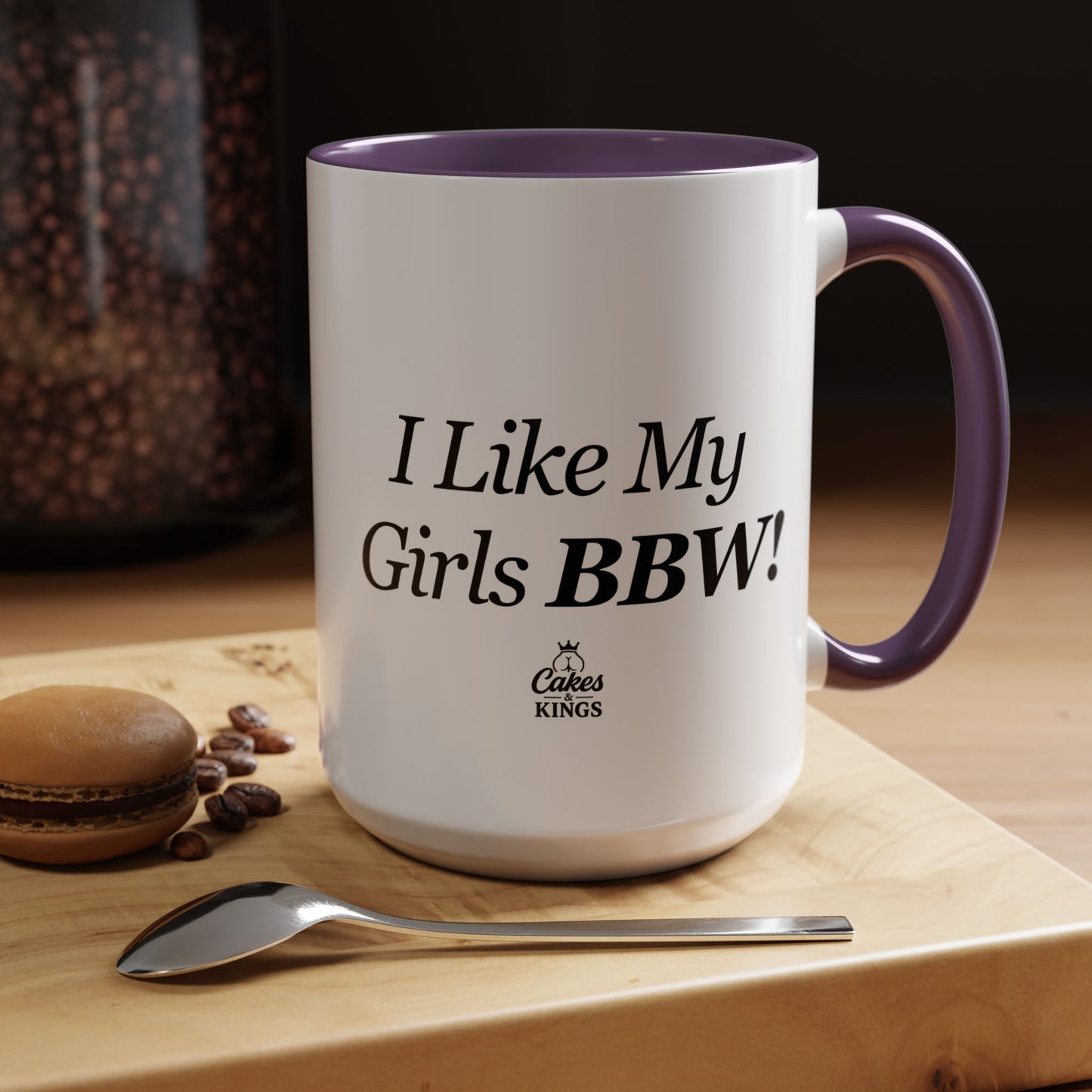 Funny Accent Coffee Mug - Perfect Gift for BBW Lovers, Funny Mugs for Friends, Coffee Cups for Home or Office