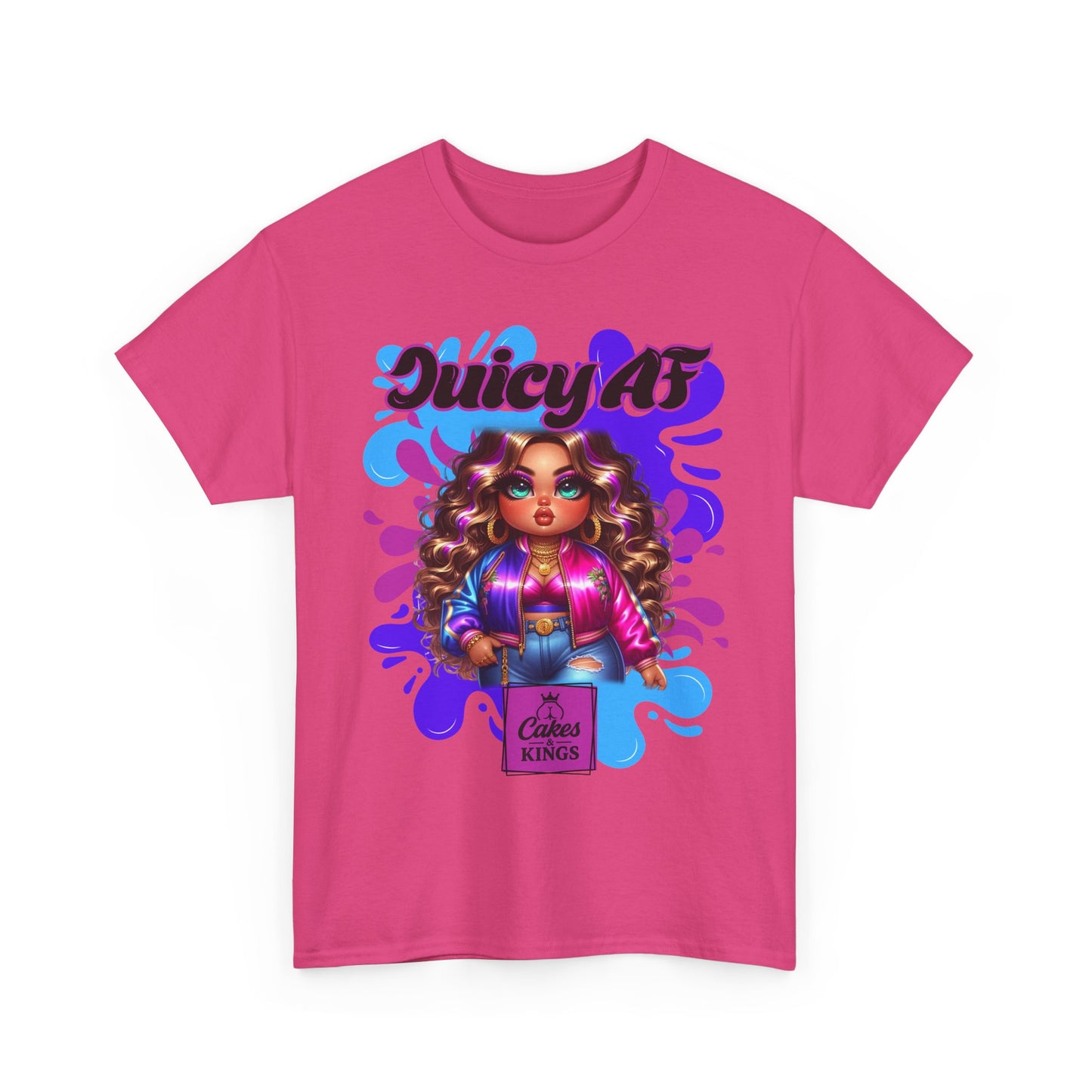Juicy AF Graphic Tee, Fun Unisex T-Shirt for Everyday Wear, Gifts for Friends, Birthday Celebration, Fashion Statement, Streetwear Style