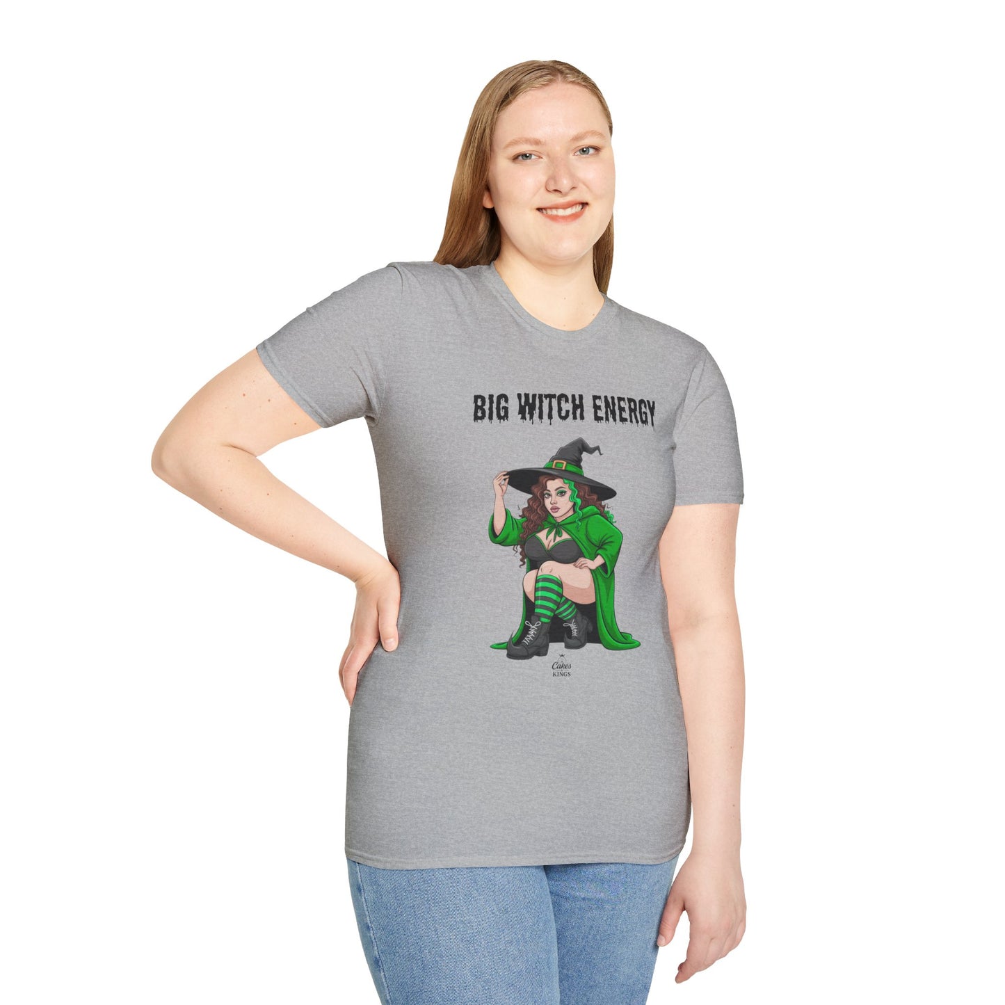 Big Witch Energy Unisex T-Shirt, Halloween Shirt, Witchy Tee, Gift for Her, Spooky Season Fun