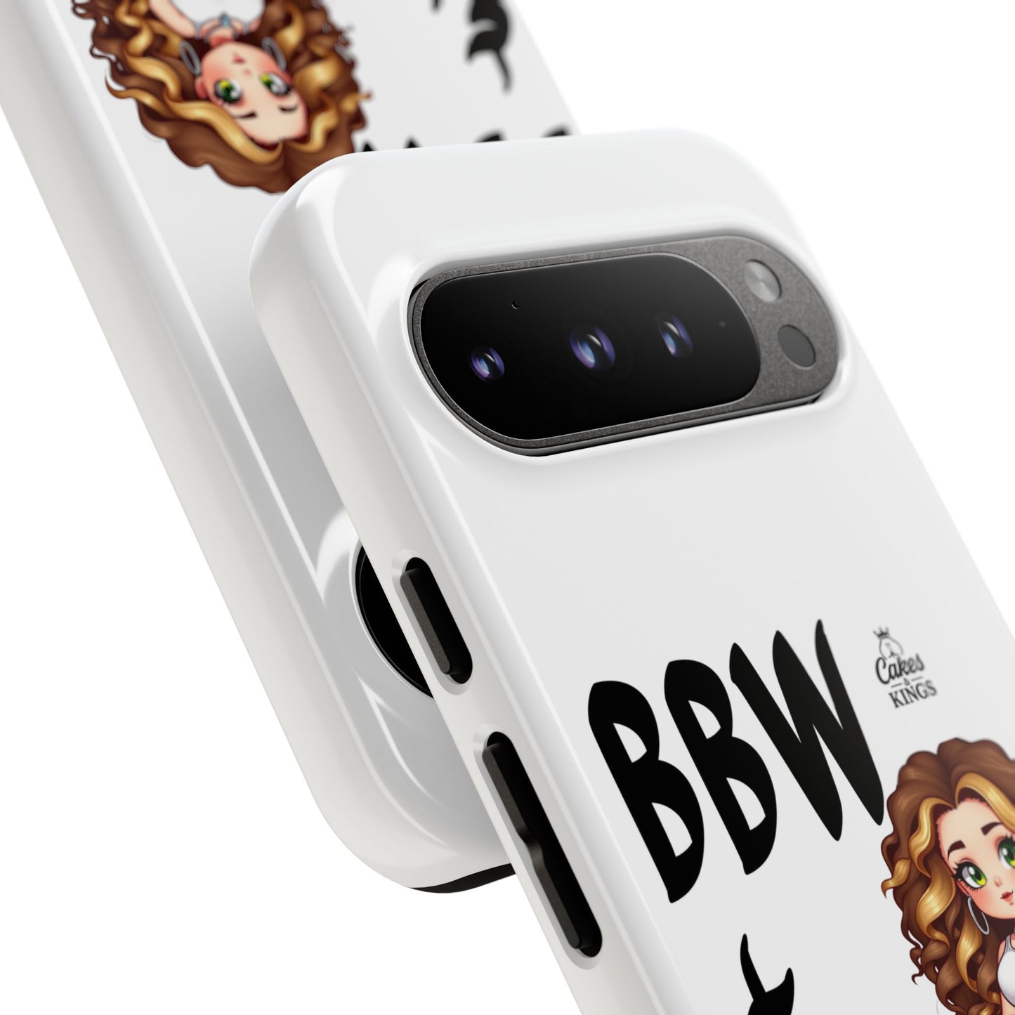 BBW & Bougie Phone Case, Cute Phone Cover for Plus Size Empowerment, Fun Gift for Friends, Motivational Case for Holidays
