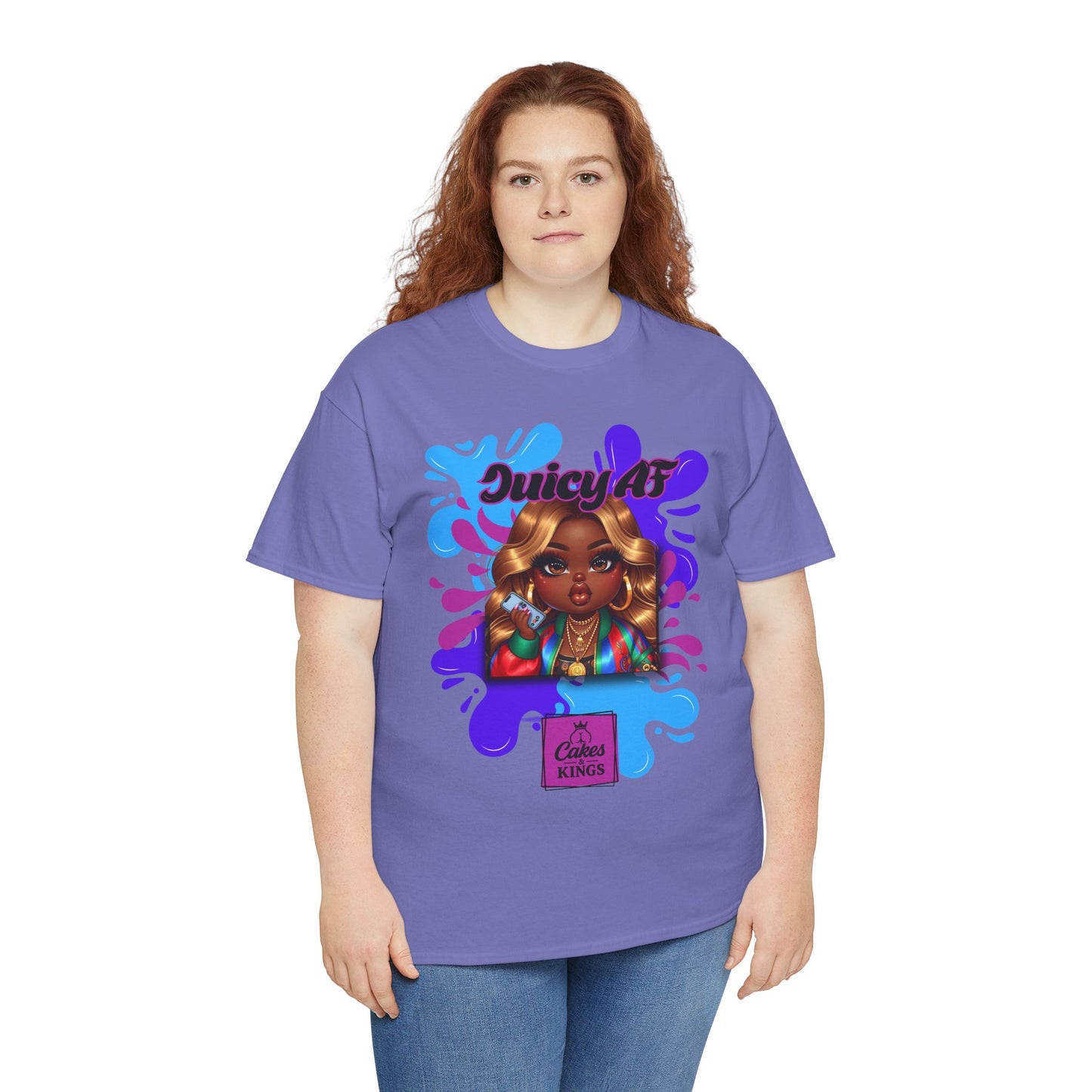 Juicy AF Graphic Tee - Bold Fashion Statement, Unisex T-Shirt, Trendy Casual Wear, Gift for Friends, Summer Style