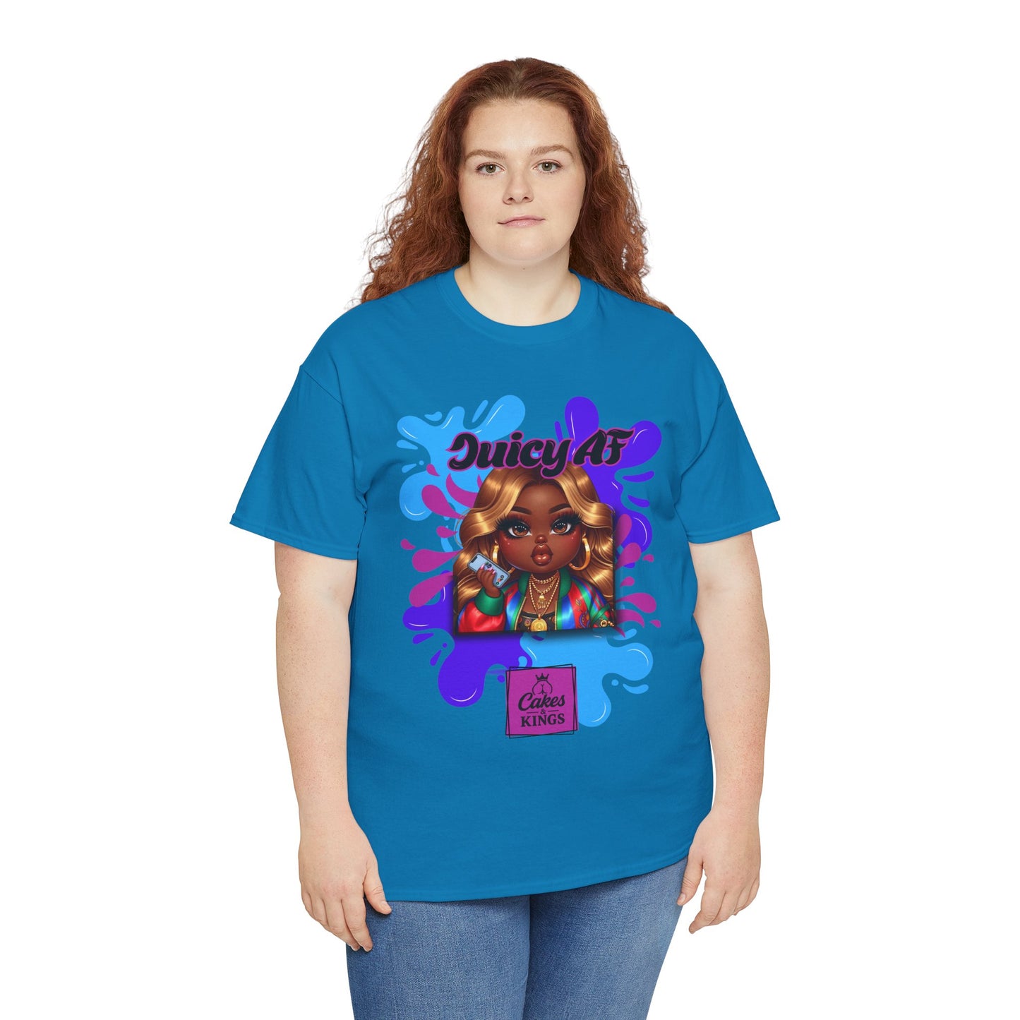 Juicy AF Graphic Tee - Bold Fashion Statement, Unisex T-Shirt, Trendy Casual Wear, Gift for Friends, Summer Style