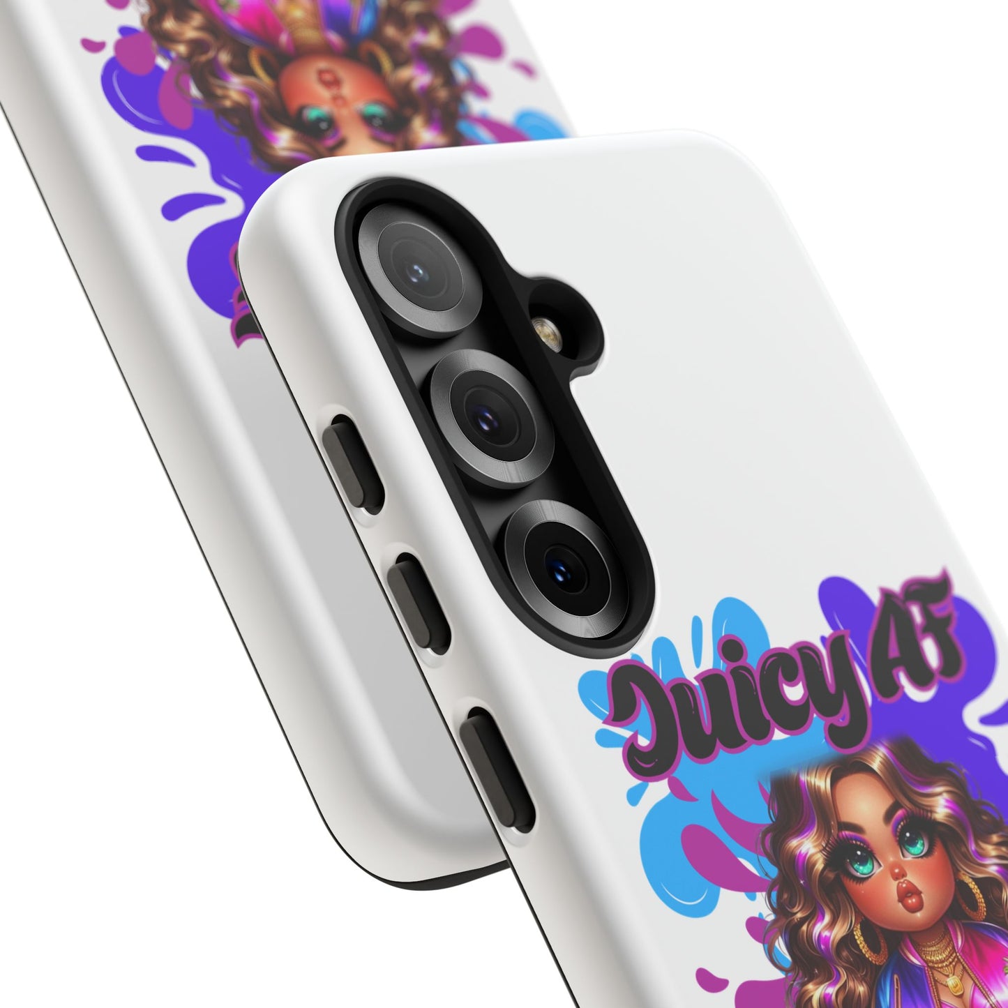 Juicy AF Phone Case, Trendy Phone Cover, Stylish Smartphone Accessory, Unique Gift for Her, Fun Pop Art Case