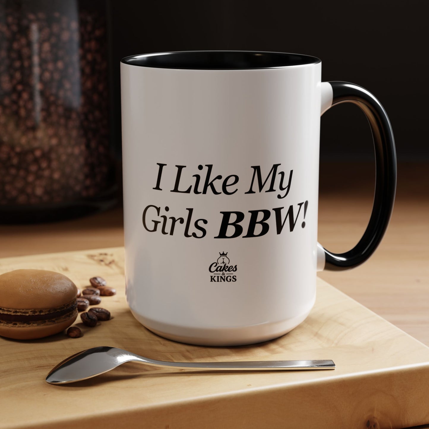 Funny Accent Coffee Mug - Perfect Gift for BBW Lovers, Funny Mugs for Friends, Coffee Cups for Home or Office