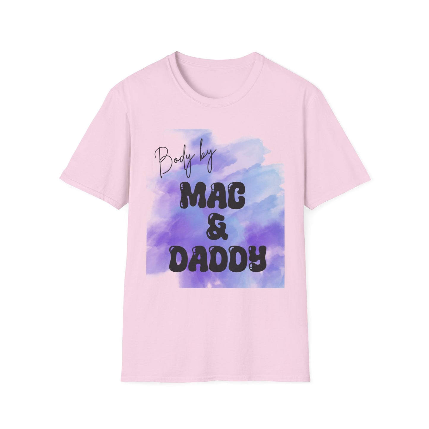 Body by Mac & Daddy Unisex Softstyle T-Shirt, BBW, Curvy Girl shirt Trendy Graphic Tee