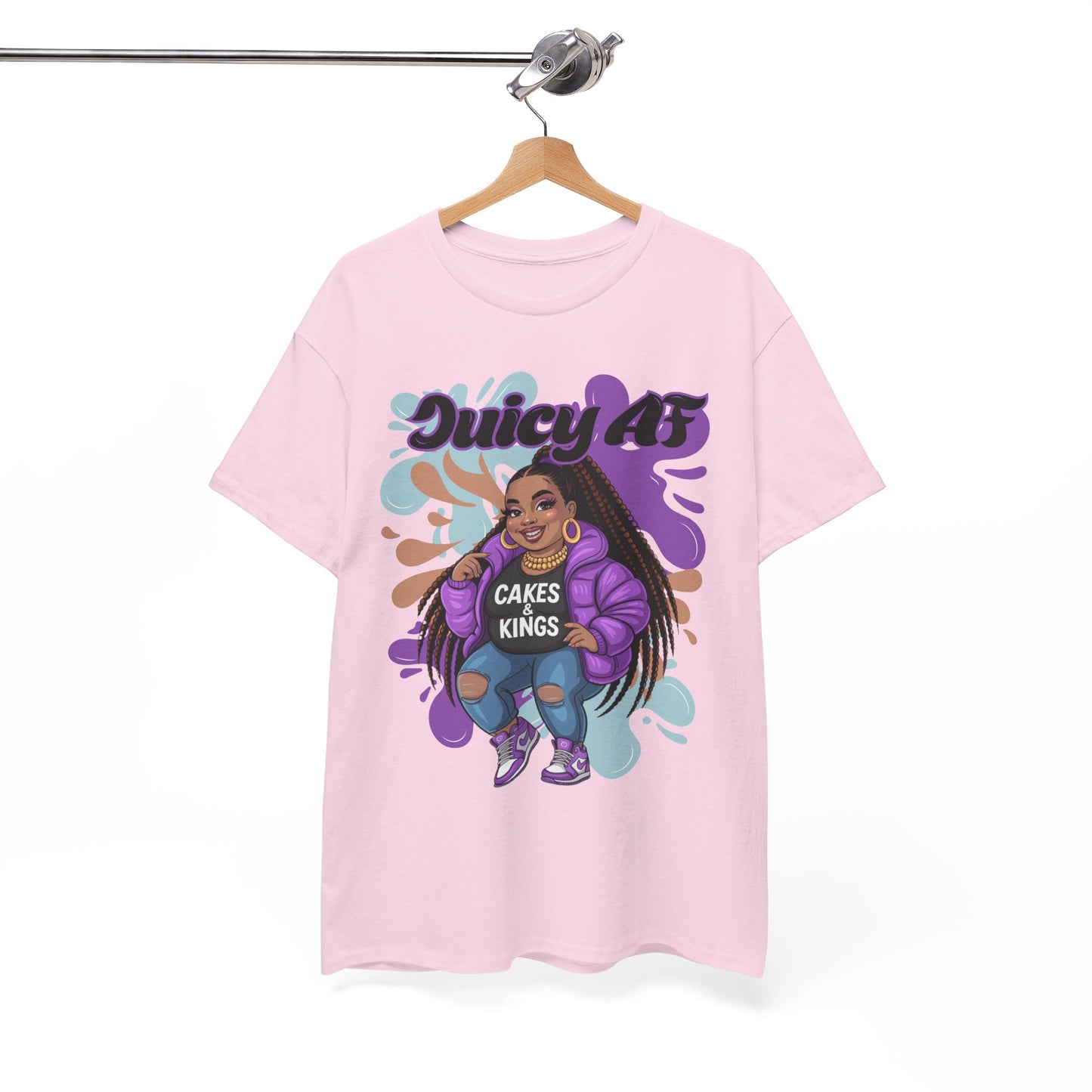 Juicy AS Heavy Cotton Tee, Funny Graphic Tee, plus-size shirt, casual wear, unique gift, trendy apparel