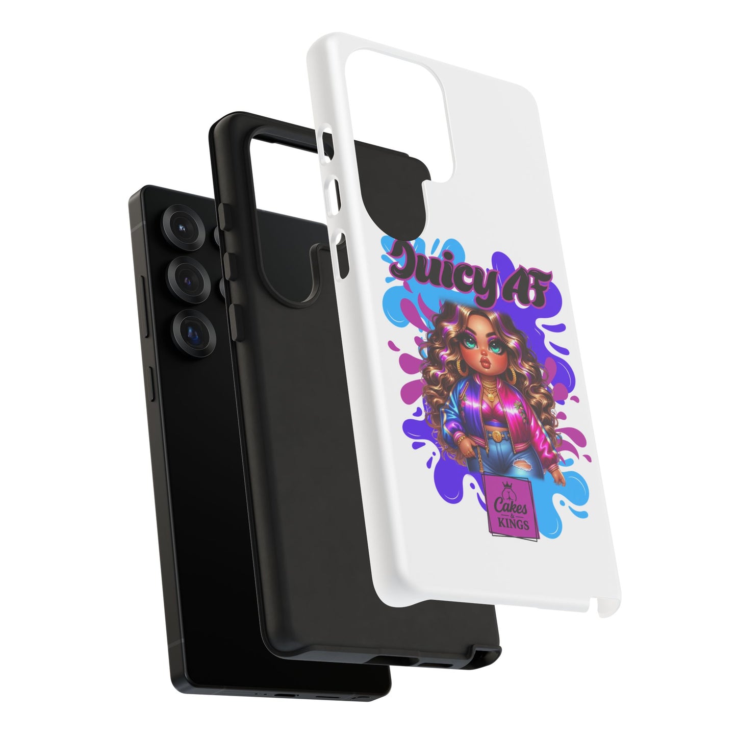 Juicy AF Phone Case, Trendy Phone Cover, Stylish Smartphone Accessory, Unique Gift for Her, Fun Pop Art Case