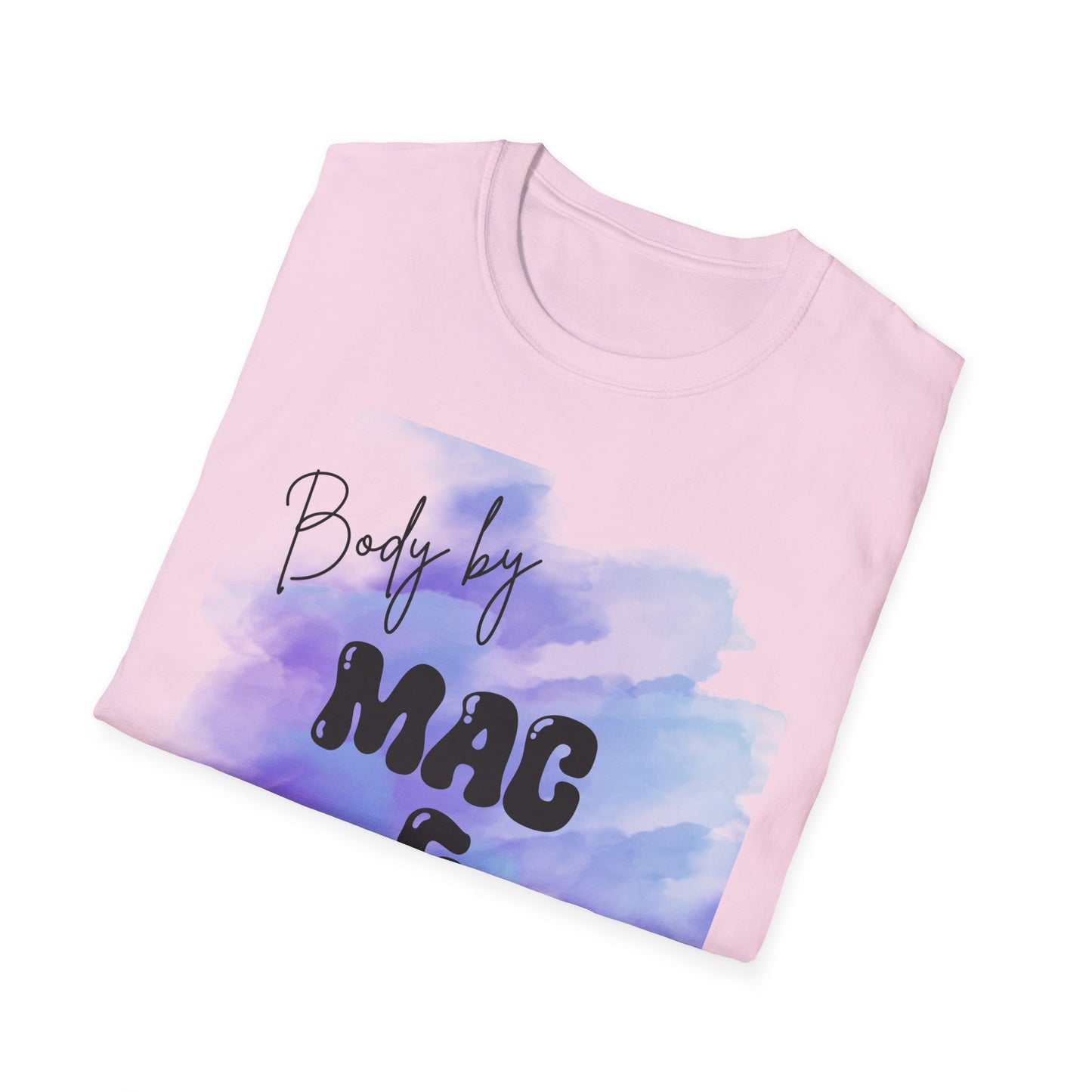 Body by Mac & Daddy Unisex Softstyle T-Shirt, BBW, Curvy Girl shirt Trendy Graphic Tee
