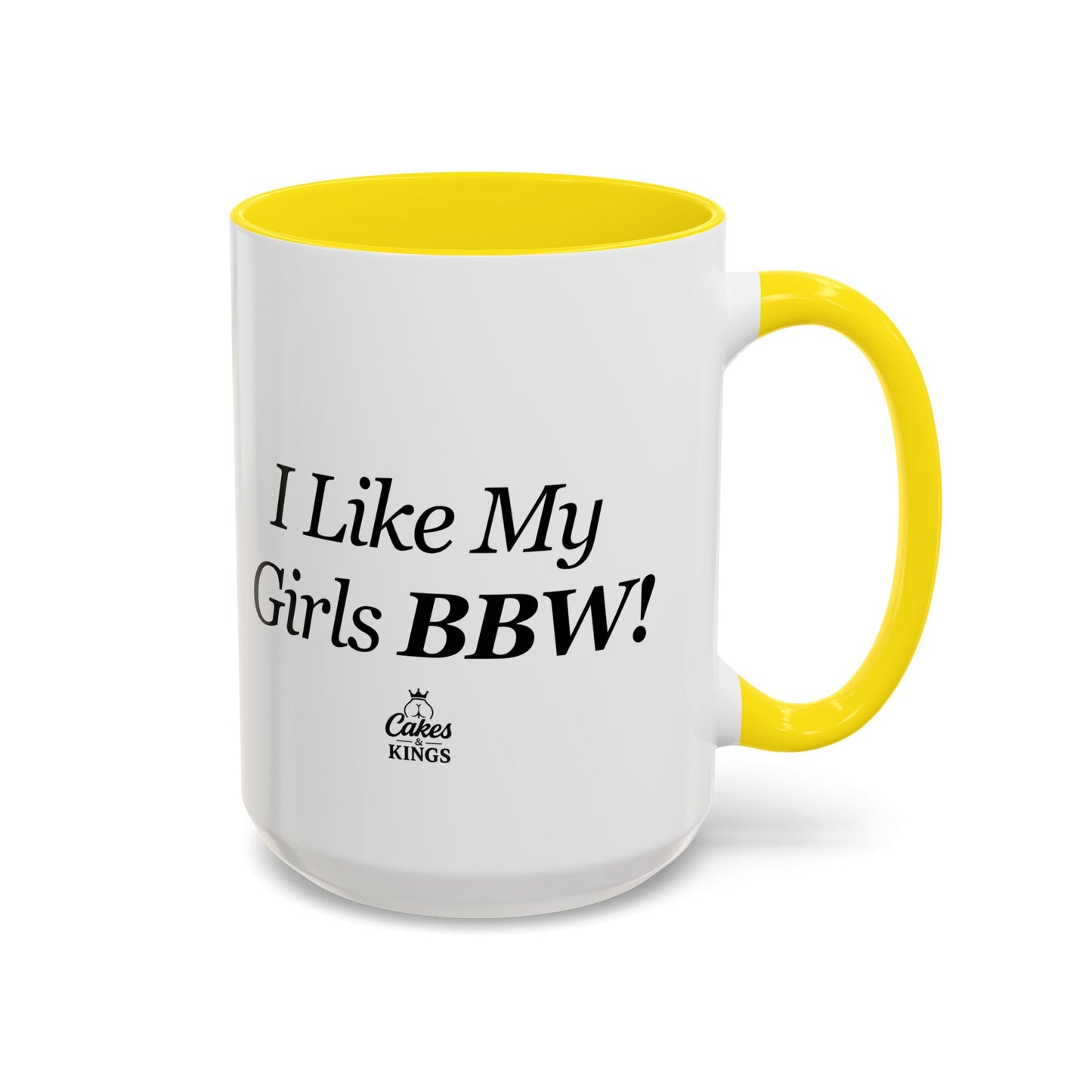 Funny Accent Coffee Mug - Perfect Gift for BBW Lovers, Funny Mugs for Friends, Coffee Cups for Home or Office