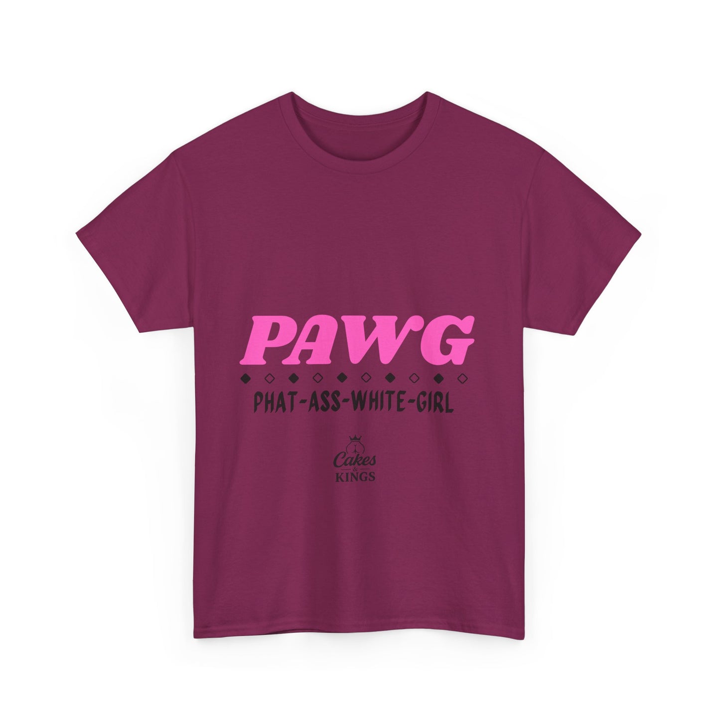 PAWG - Phat Ass White Gril, Unisex Graphic Tee: Fun & Playful PUAG Shirt for Casual Wear, Gifts, Parties, Street Style, Everyday Outfit