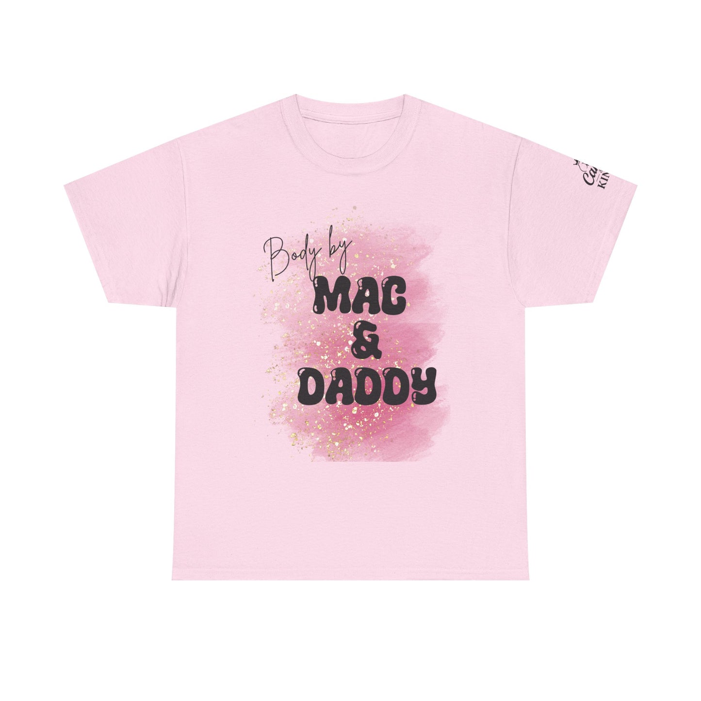 Body by Mac & Daddy - Unisex Heavy Cotton Tee, Casual Shirt, Gift for Him/Her, Summer Outfit, Funny T-Shirt, Trendy Fashion