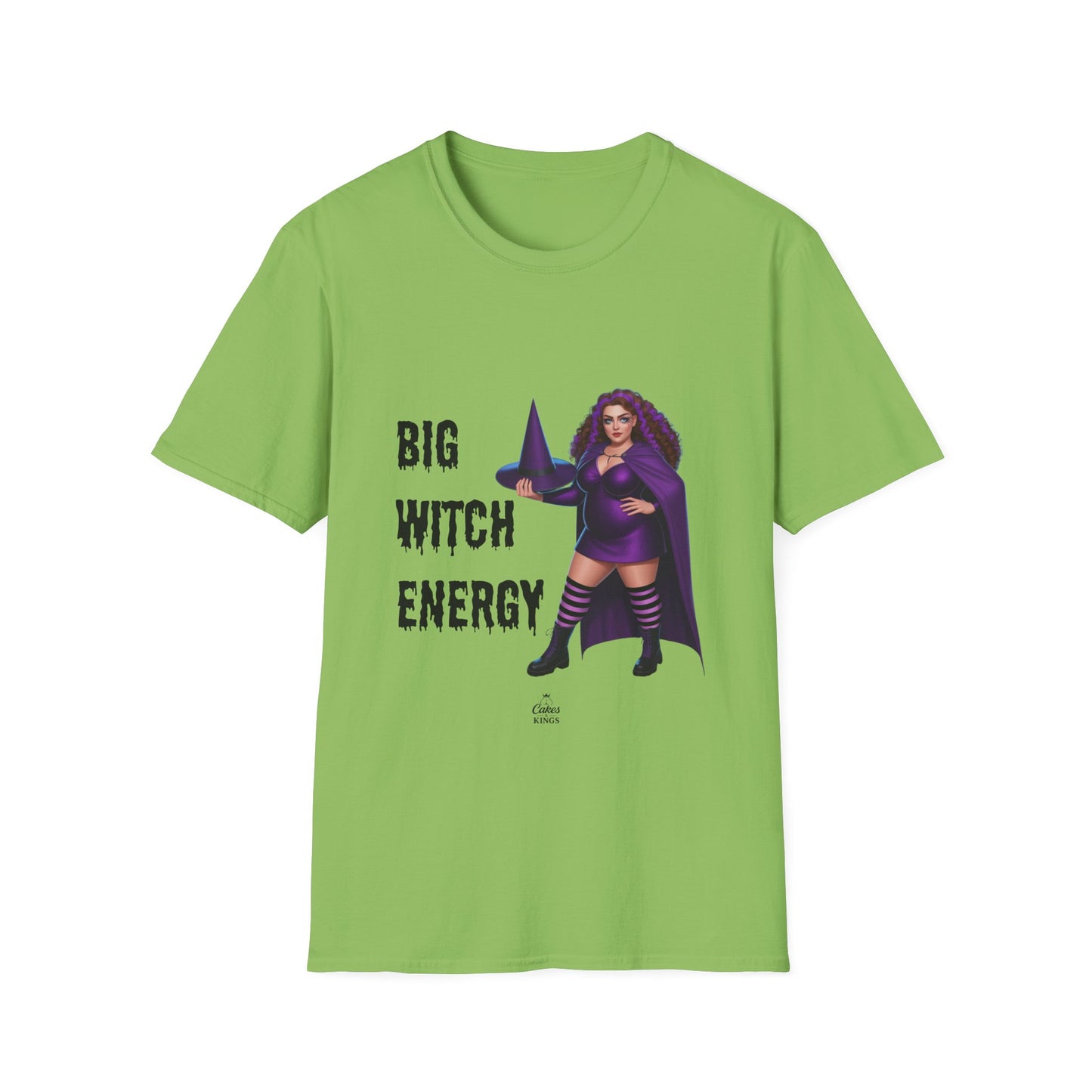 Big Witch Energy Unisex Softstyle T-Shirt, Witchy Tee, Halloween Shirt, Gift for Witches, Cozy Graphic Tee, Empowering Casual Wear