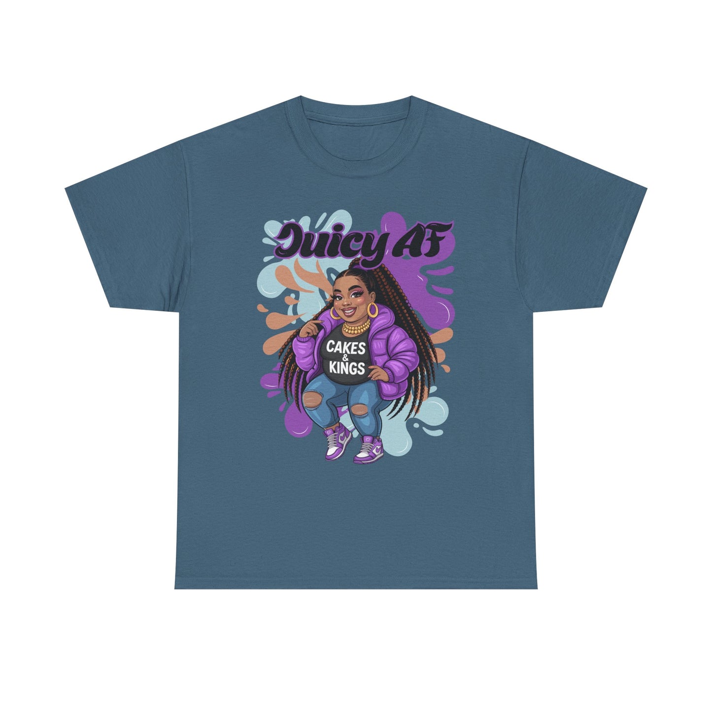 Juicy AS Heavy Cotton Tee, Funny Graphic Tee, plus-size shirt, casual wear, unique gift, trendy apparel