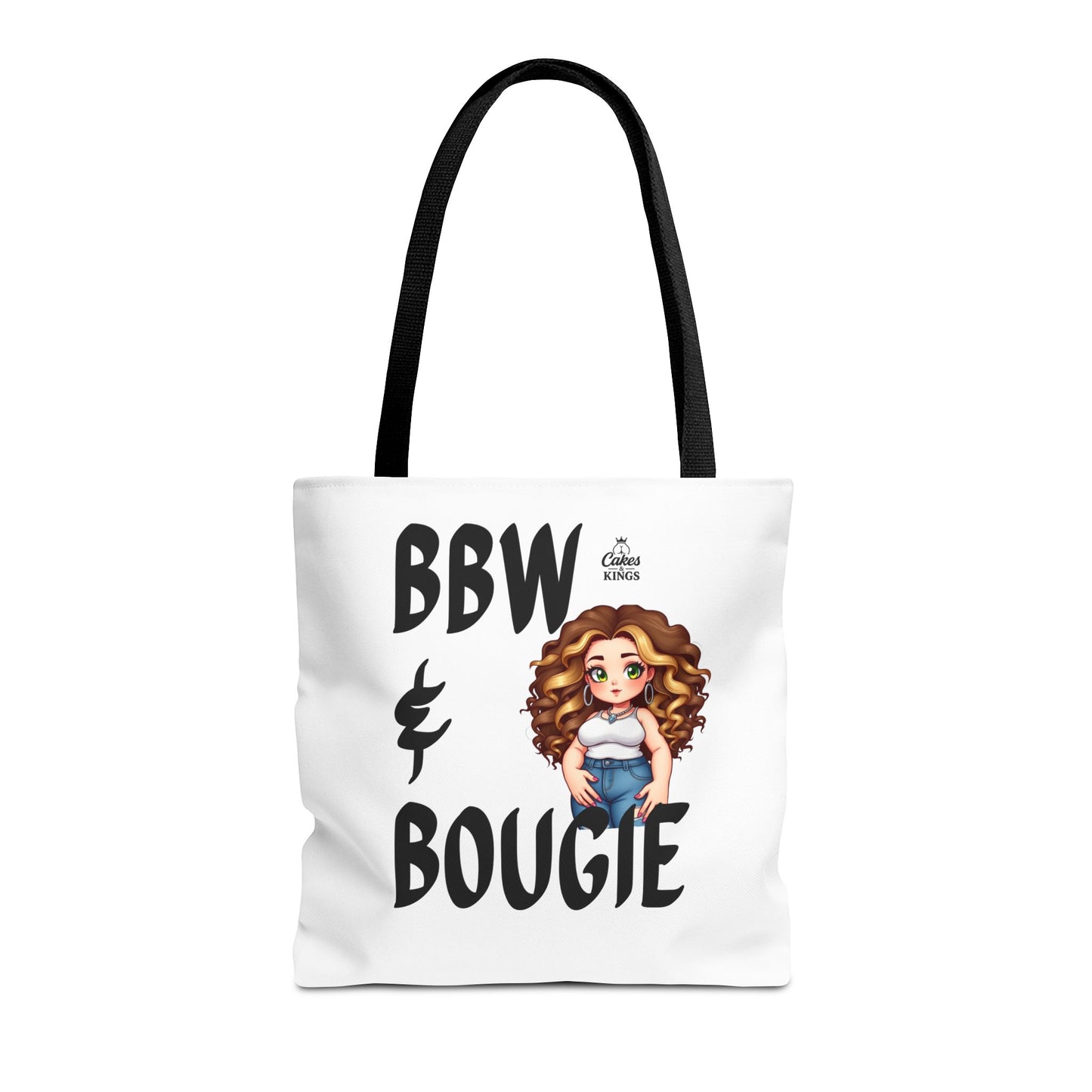 Chic BBW & Bougie Tote Bag for Everyday Use, Stylish Shopping, Gift for Her, Fashion Accessory, Cute Graphic Bag