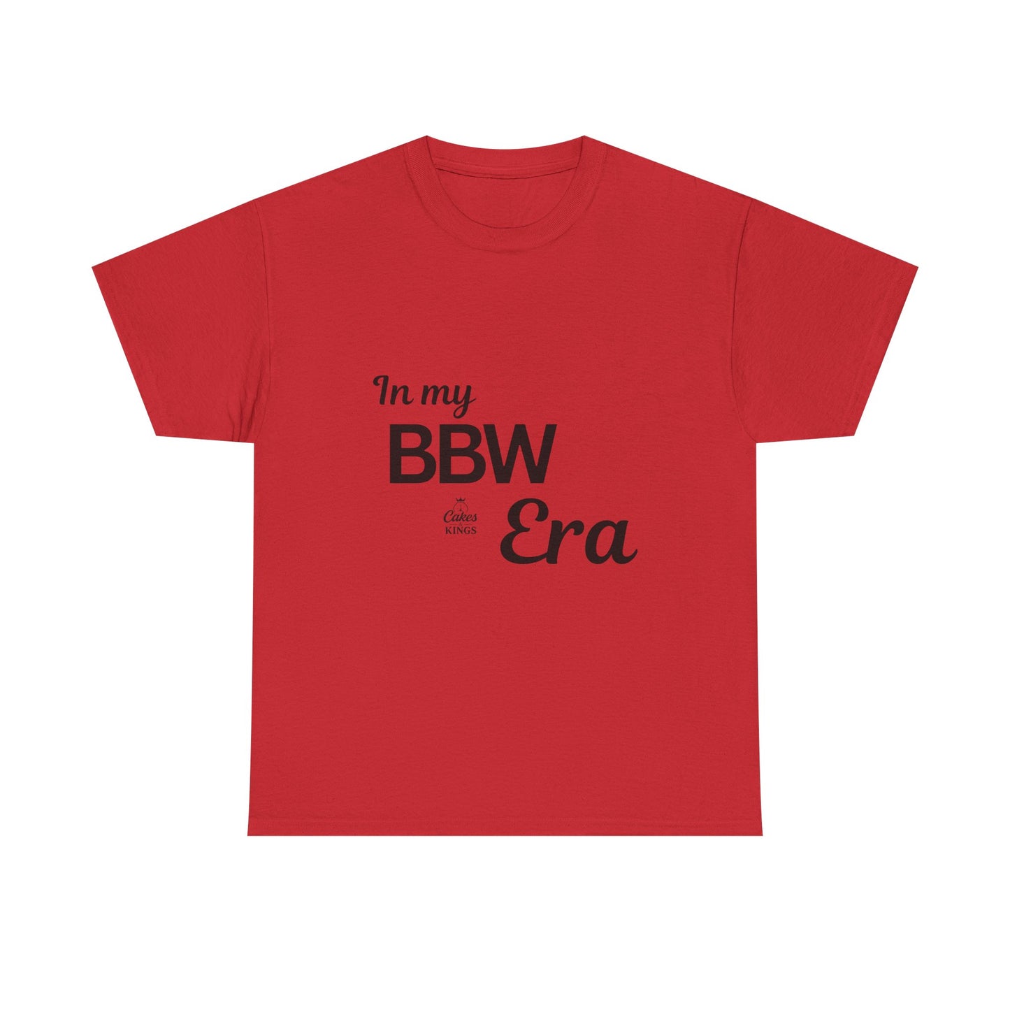 Unisex Cotton Tee - 'In my BBW Era' Shirt, Casual Fashion, Plus Size Apparel, Gift for Body Positivity, Trendy Outfit