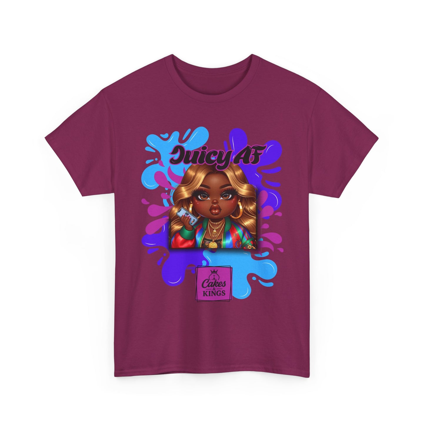 Juicy AF Graphic Tee - Bold Fashion Statement, Unisex T-Shirt, Trendy Casual Wear, Gift for Friends, Summer Style