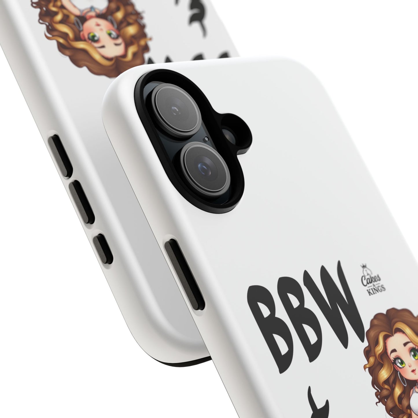 BBW & Bougie Phone Case, Cute Phone Cover for Plus Size Empowerment, Fun Gift for Friends, Motivational Case for Holidays
