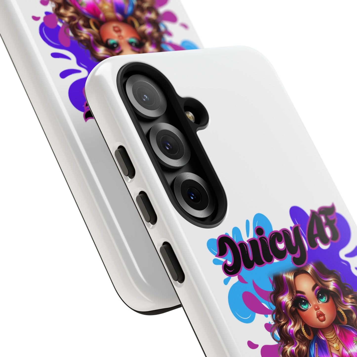 Juicy AF Phone Case, Trendy Phone Cover, Stylish Smartphone Accessory, Unique Gift for Her, Fun Pop Art Case