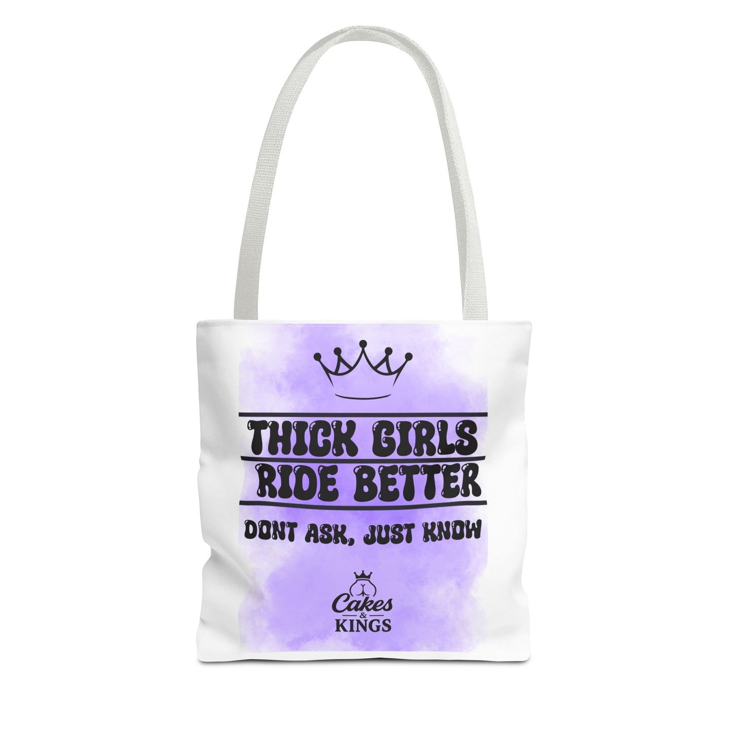 Thick Girls Tote Bag - Stylish Carryall for Empowerment, Self-Love, Shopping, Gifts, and Everyday Use