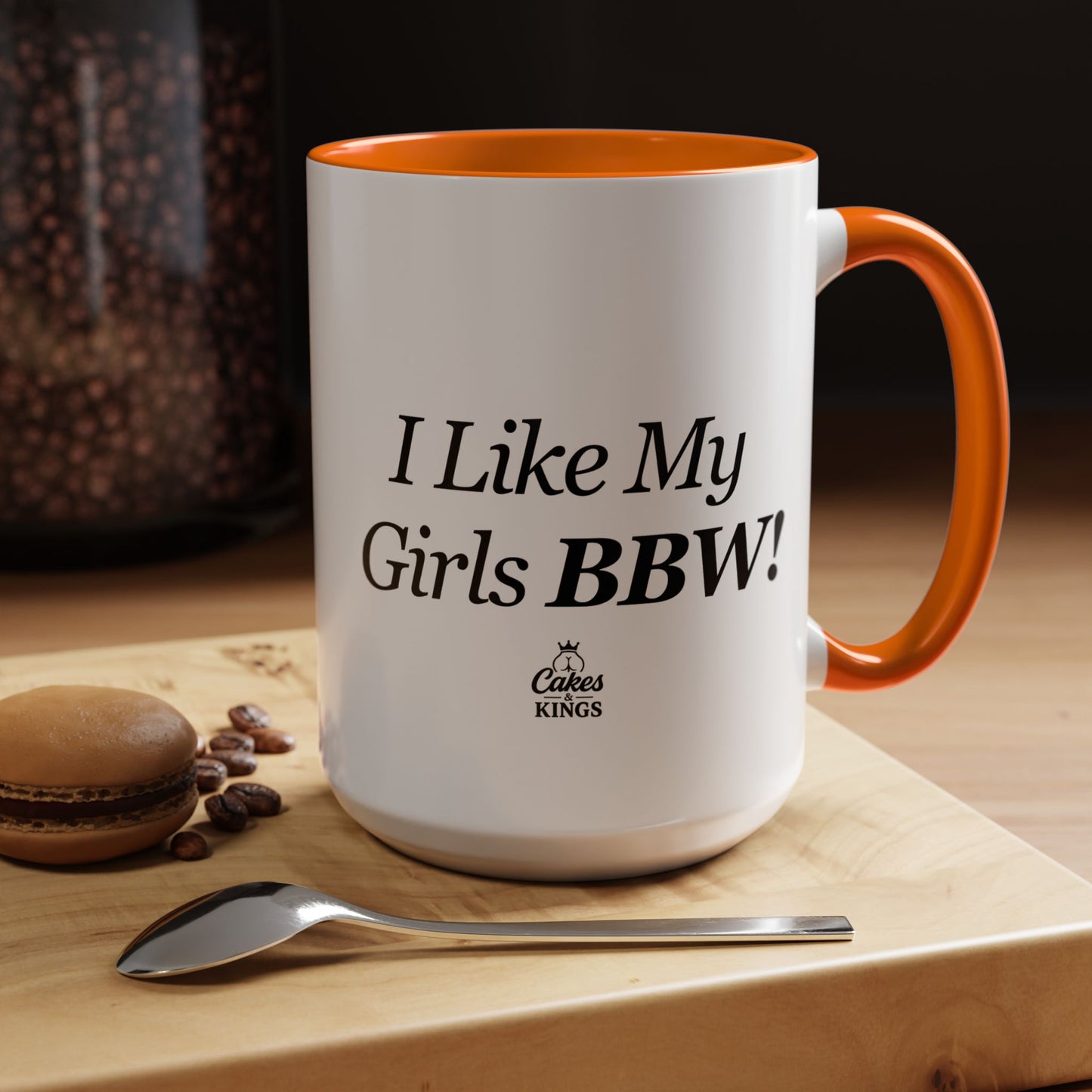 Funny Accent Coffee Mug - Perfect Gift for BBW Lovers, Funny Mugs for Friends, Coffee Cups for Home or Office