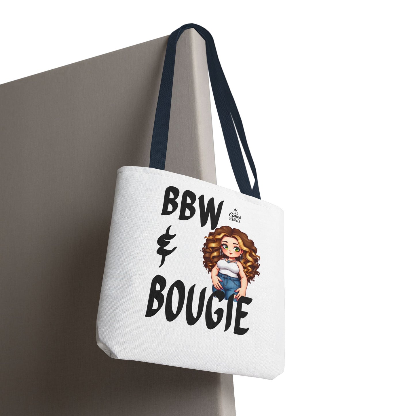 Chic BBW & Bougie Tote Bag for Everyday Use, Stylish Shopping, Gift for Her, Fashion Accessory, Cute Graphic Bag
