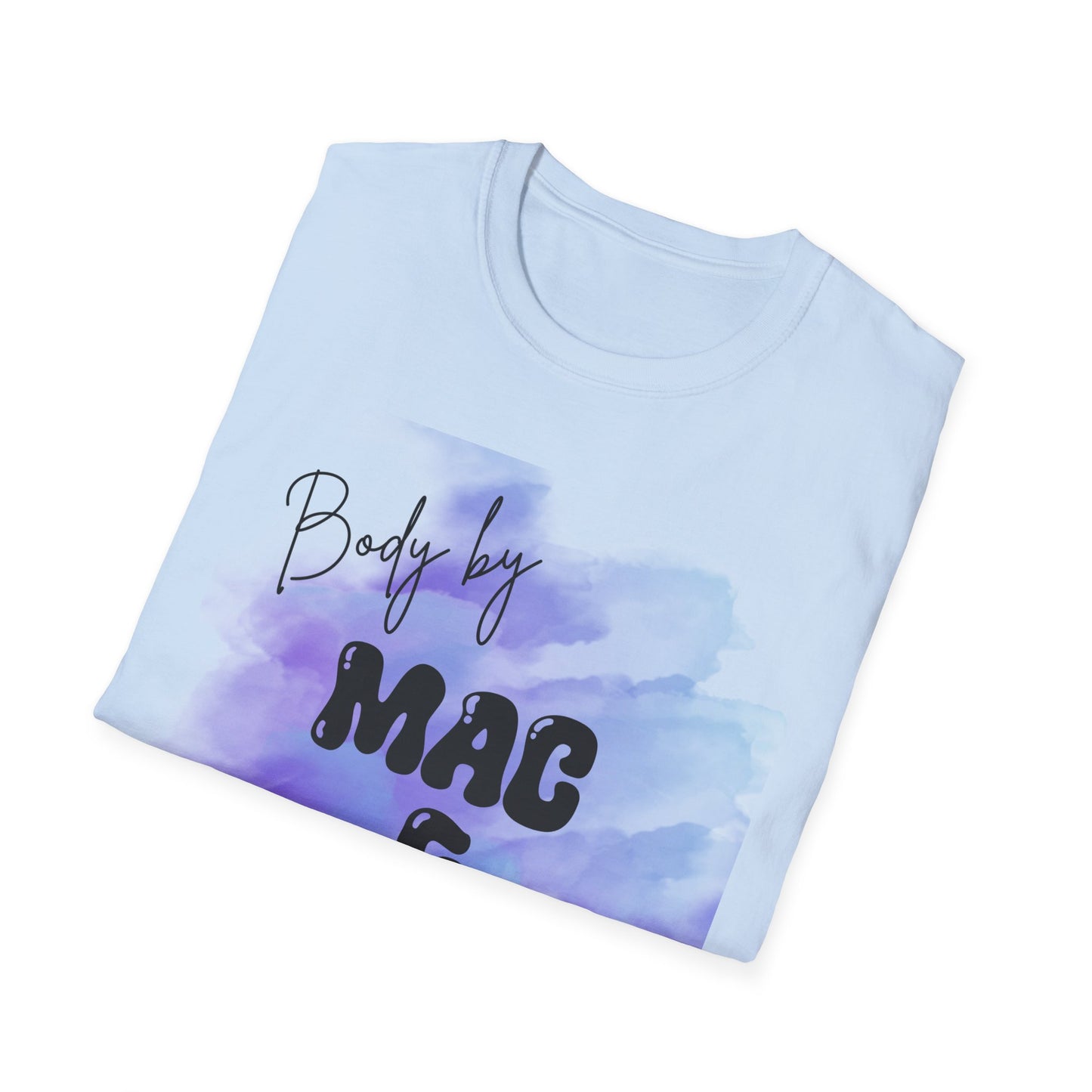 Body by Mac & Daddy Unisex Softstyle T-Shirt, BBW, Curvy Girl shirt Trendy Graphic Tee