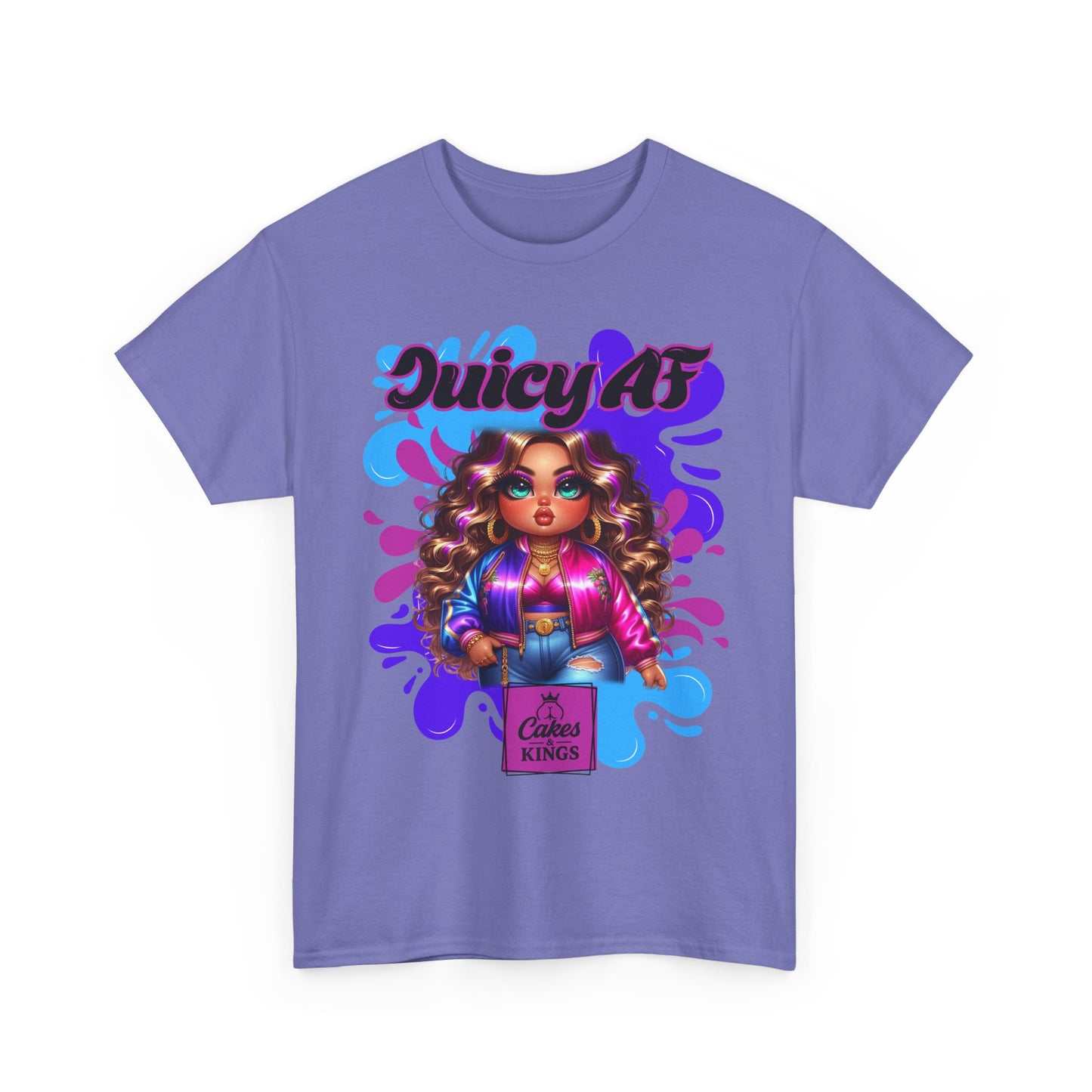 Juicy AF Graphic Tee, Fun Unisex T-Shirt for Everyday Wear, Gifts for Friends, Birthday Celebration, Fashion Statement, Streetwear Style