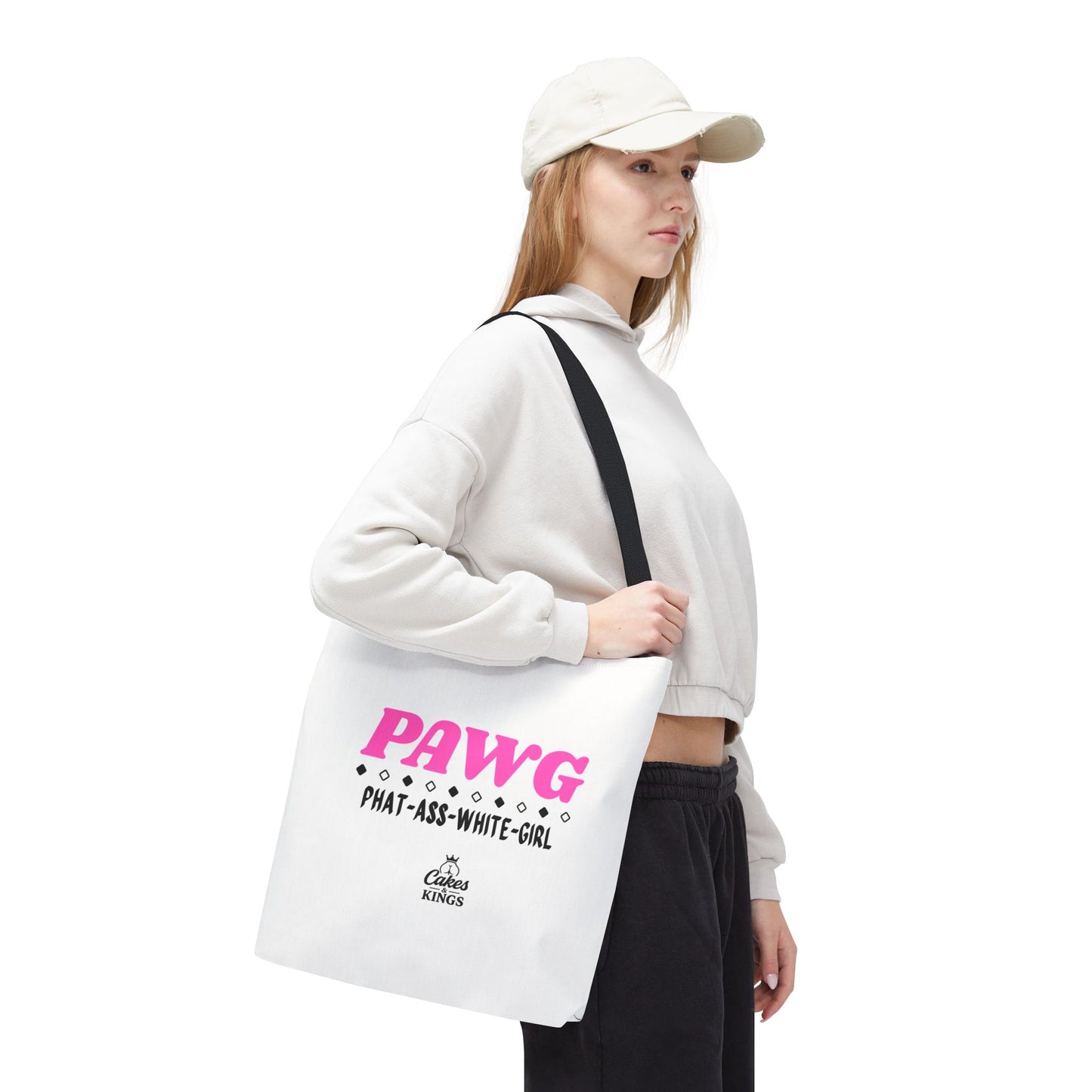 Trendy Tote Bag - PAWG Design, Fun Gift for Friends, Stylish Everyday Bag, Cute Travel Accessory, Perfect for Parties, Beach Day