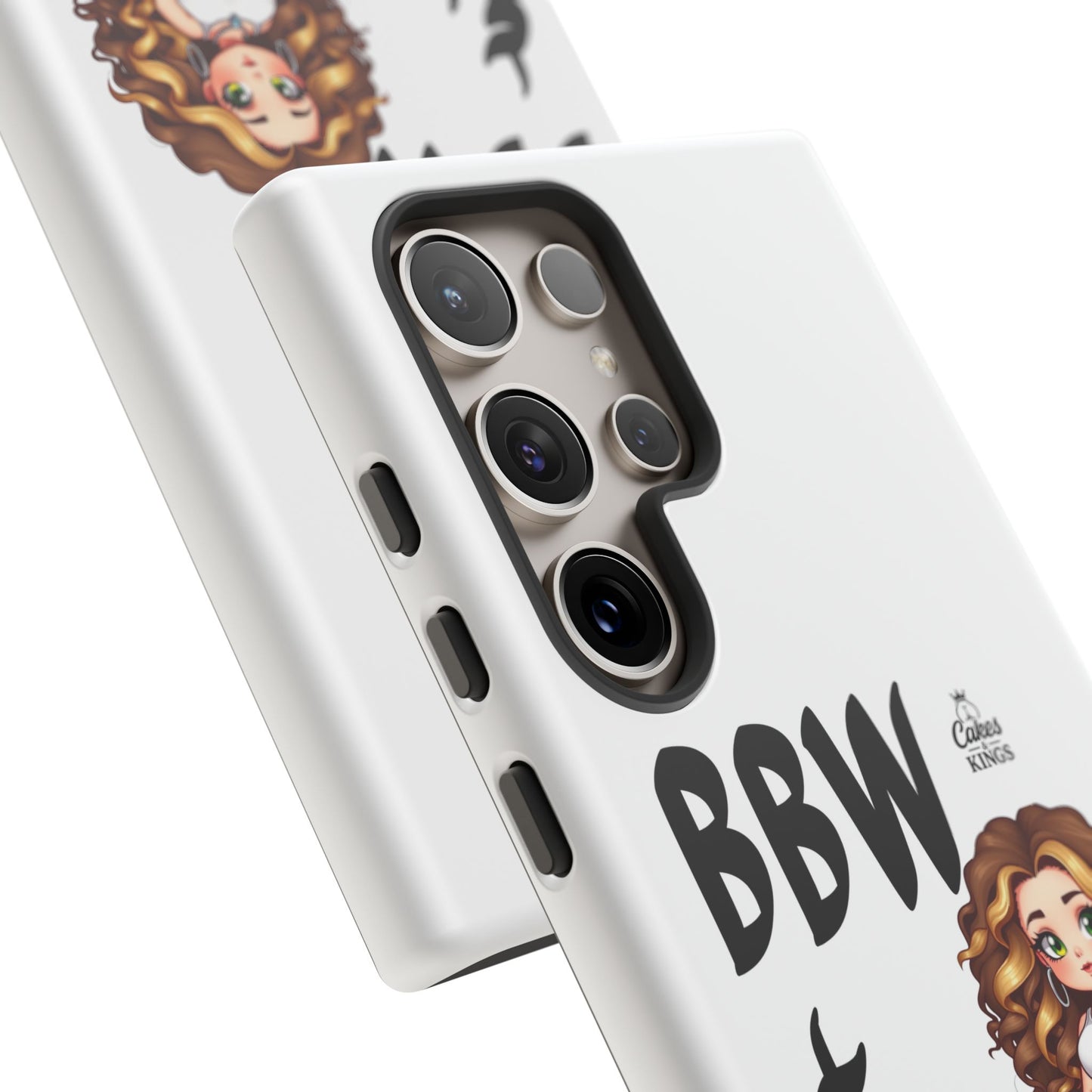 BBW & Bougie Phone Case, Cute Phone Cover for Plus Size Empowerment, Fun Gift for Friends, Motivational Case for Holidays