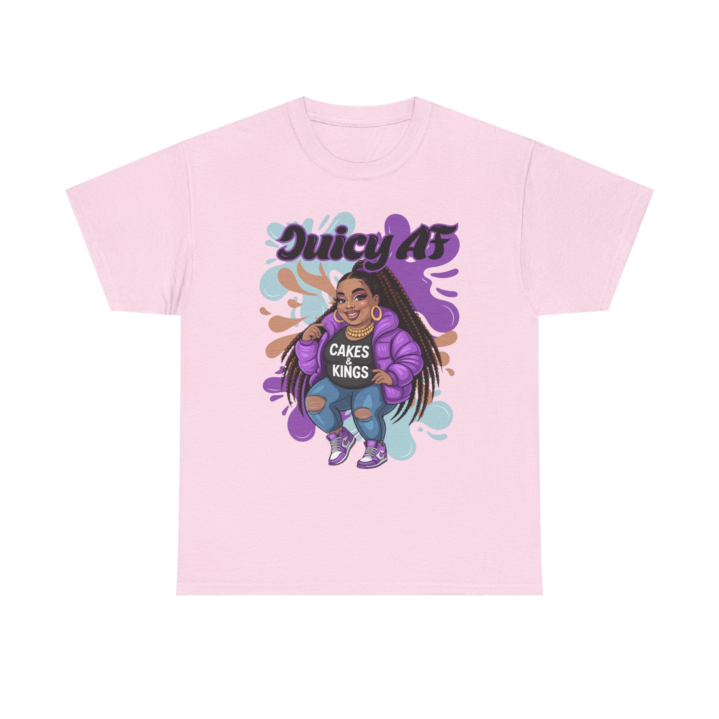 Juicy AS Heavy Cotton Tee, Funny Graphic Tee, plus-size shirt, casual wear, unique gift, trendy apparel