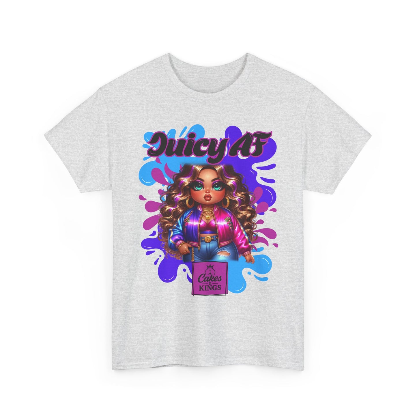 Juicy AF Graphic Tee, Fun Unisex T-Shirt for Everyday Wear, Gifts for Friends, Birthday Celebration, Fashion Statement, Streetwear Style