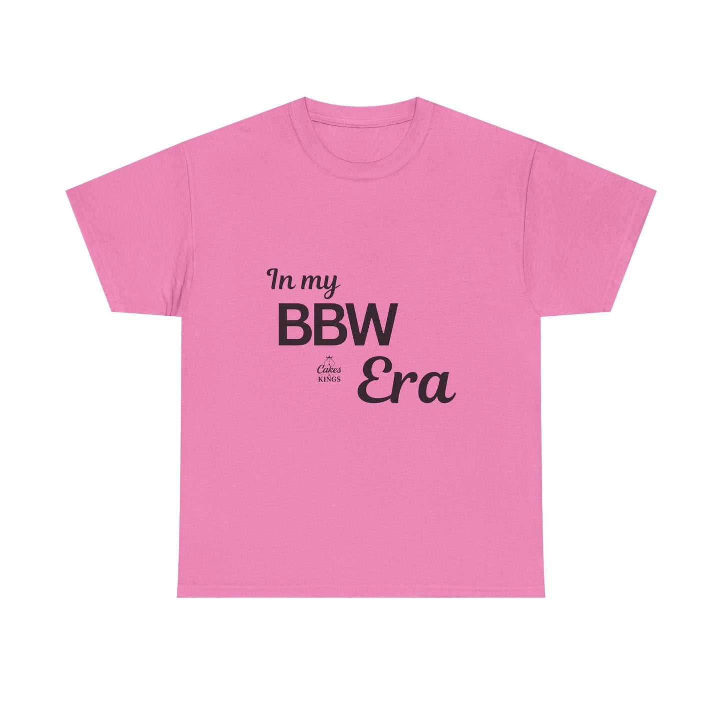 Unisex Cotton Tee - 'In my BBW Era' Shirt, Casual Fashion, Plus Size Apparel, Gift for Body Positivity, Trendy Outfit
