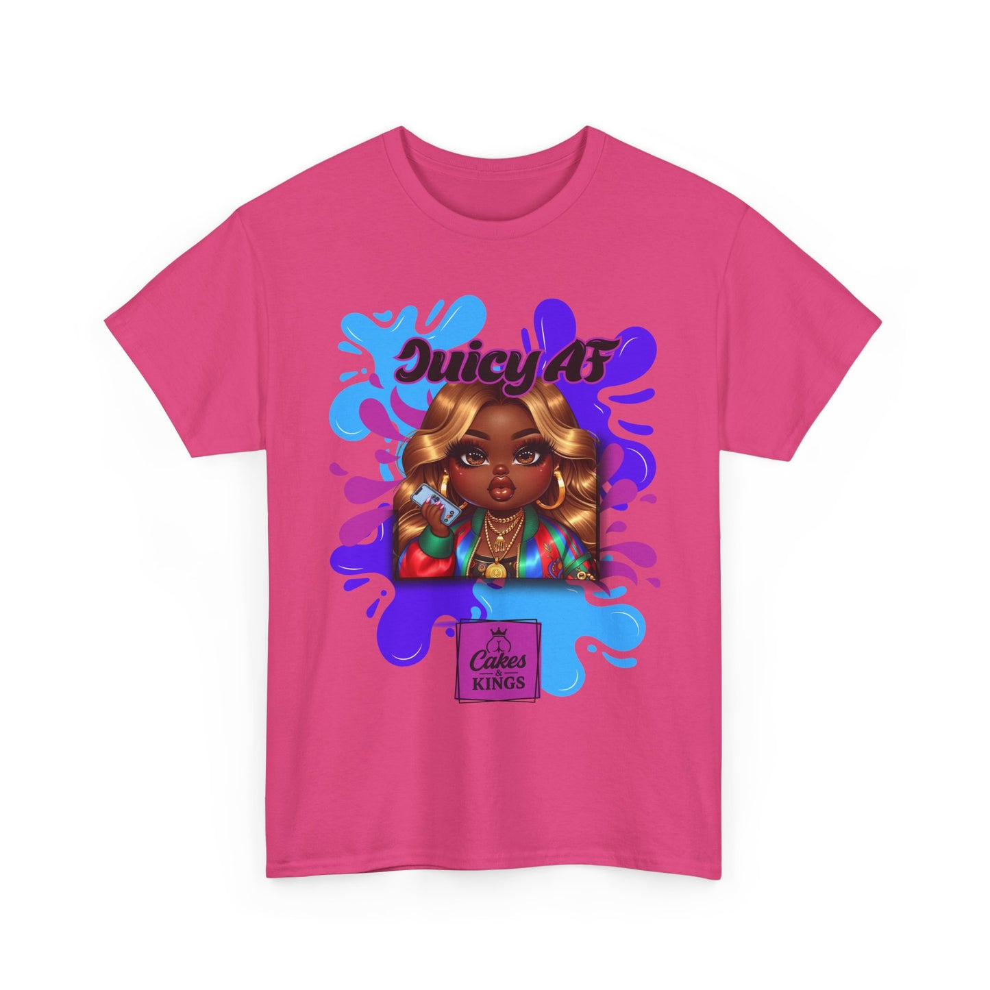 Juicy AF Graphic Tee - Bold Fashion Statement, Unisex T-Shirt, Trendy Casual Wear, Gift for Friends, Summer Style
