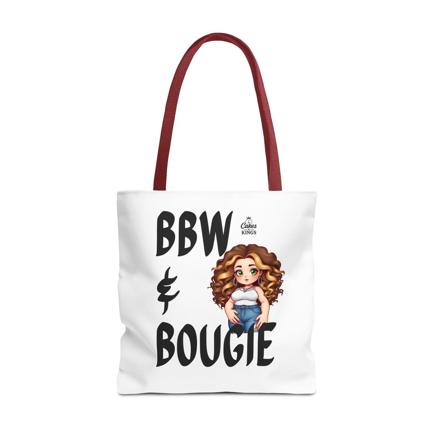 Chic BBW & Bougie Tote Bag for Everyday Use, Stylish Shopping, Gift for Her, Fashion Accessory, Cute Graphic Bag