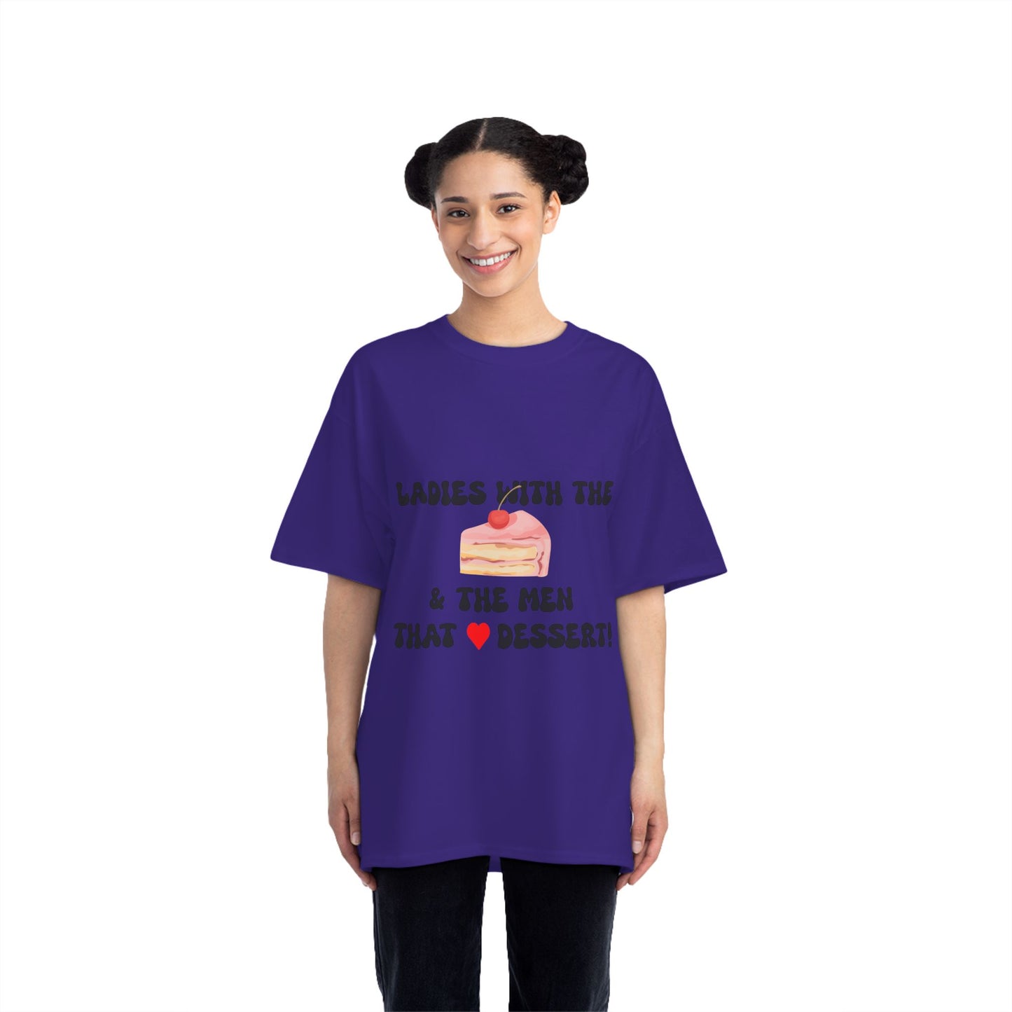 Love the Cakes T-Shirt | Curvy Women, BBW T-Shirt, Cute Casual Wear | Birthday Gift