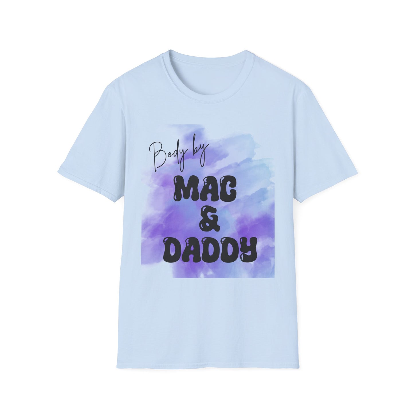 Body by Mac & Daddy Unisex Softstyle T-Shirt, BBW, Curvy Girl shirt Trendy Graphic Tee