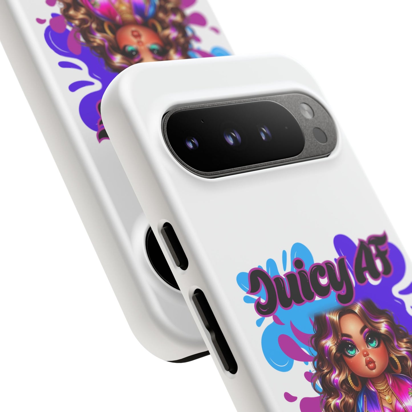 Juicy AF Phone Case, Trendy Phone Cover, Stylish Smartphone Accessory, Unique Gift for Her, Fun Pop Art Case