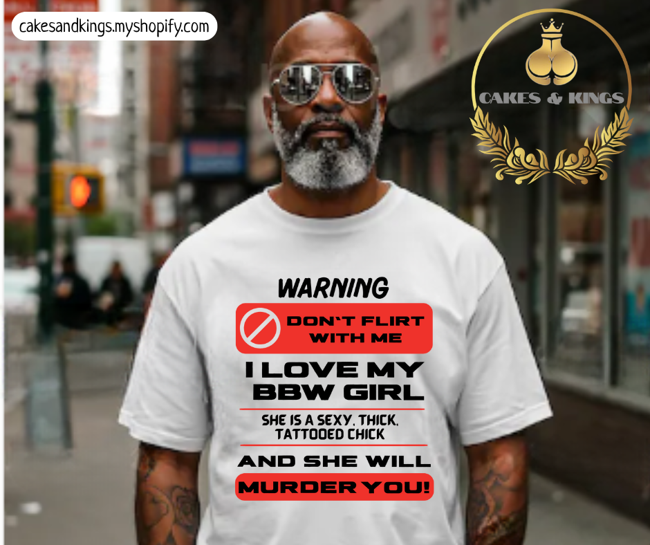 Softstyle T-Shirt with Bold Statement, Funny Graphic Tee, Gift for him, BBW Lover, Unisex Clothing